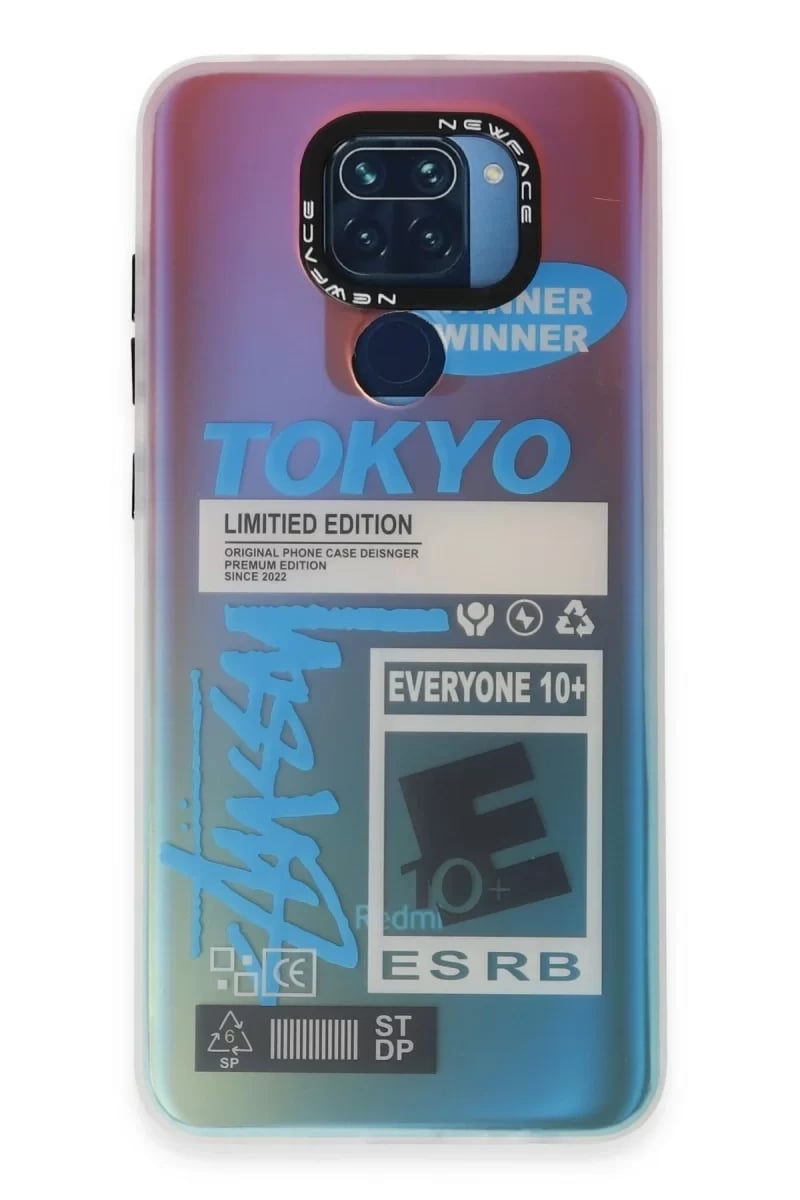 Xiaomi Redmi Note 9 Kılıf Estoril Desenli Kapak - Estoril - 1