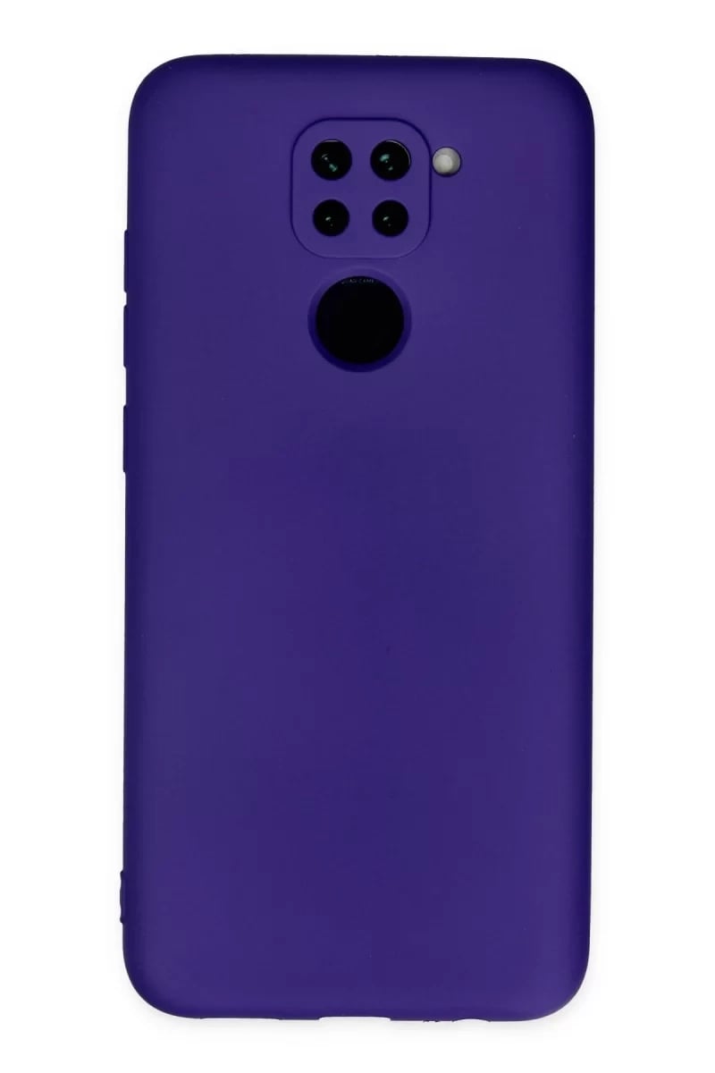 Xiaomi Redmi Note 9 Kılıf Nano içi Kadife Silikon - Mor