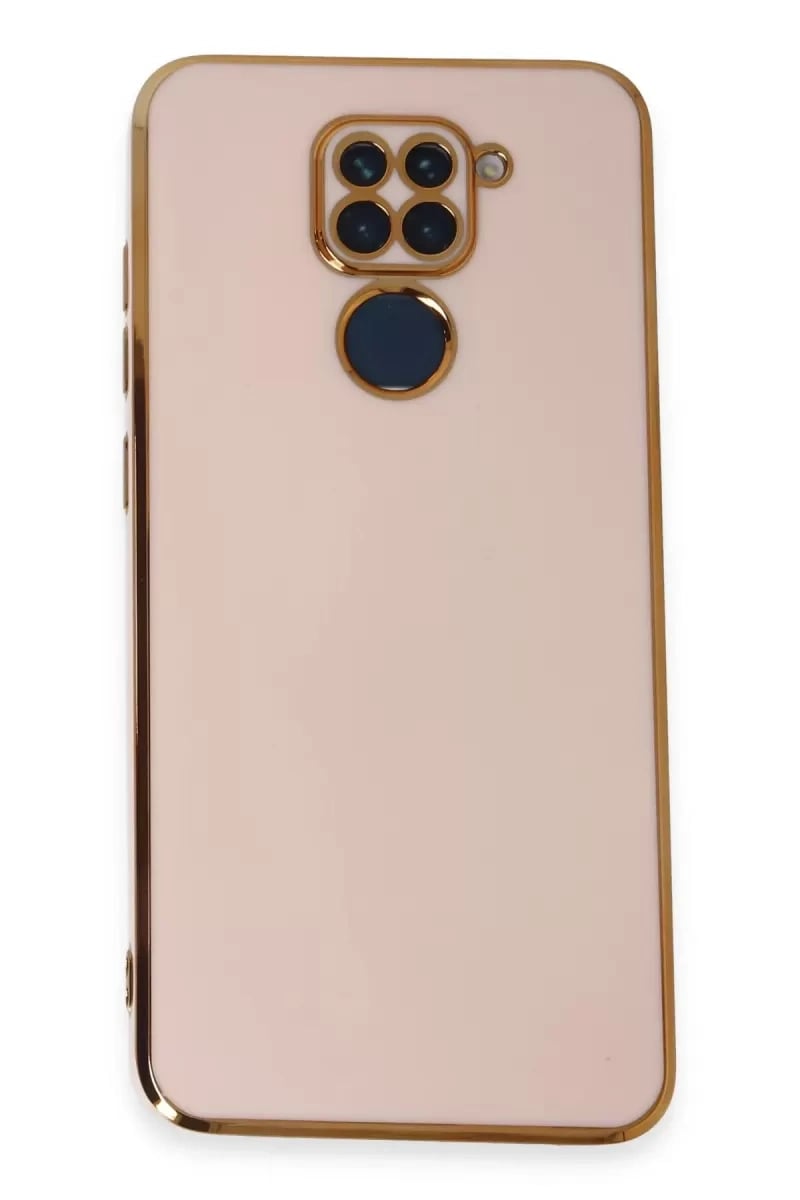 Xiaomi Redmi Note 9 Kılıf Volet Silikon - Pembe
