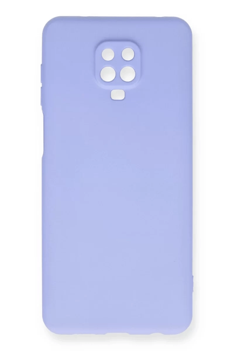 Xiaomi Redmi Note 9 Pro Kılıf Nano içi Kadife Silikon - Lila