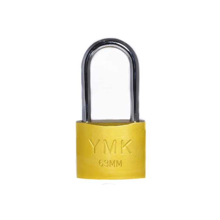 YMK Eko Sarı Boyalı Uzun Kancalı Asma Kilit 32mm