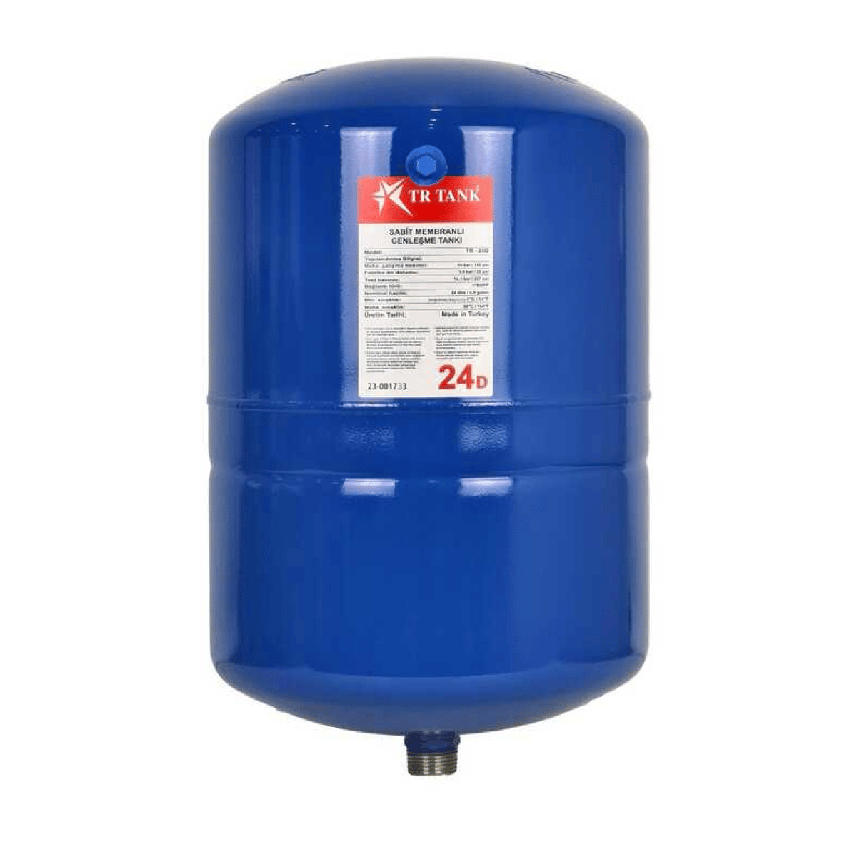 24 LT TR-Tank Sabit Membranlı Patlamaz Hidrofor Tankı