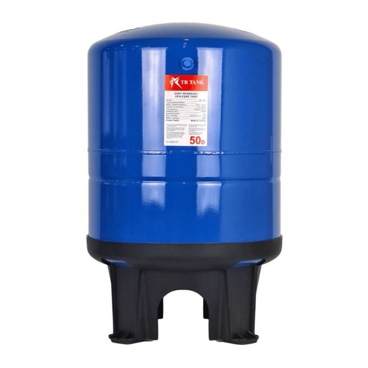 50 LT TR-Tank Sabit Membranlı Patlamaz Dikey Hidrofor Tankı