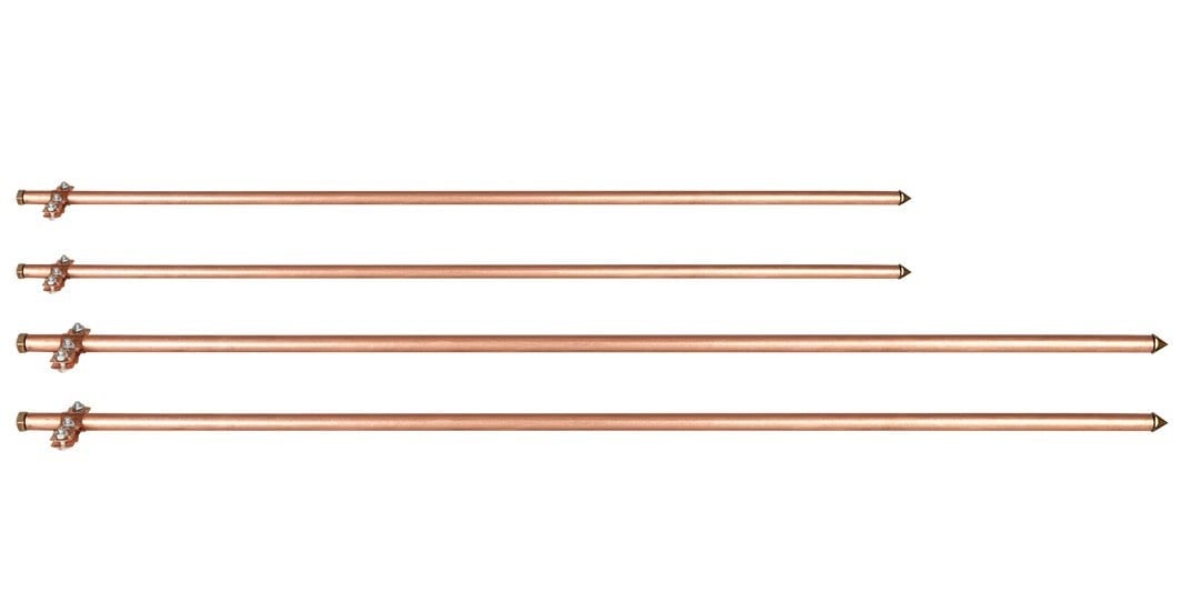 Topraklama Çubuğu Boru Geçmeli 16mm 1 Metre |  Klemens Dahil