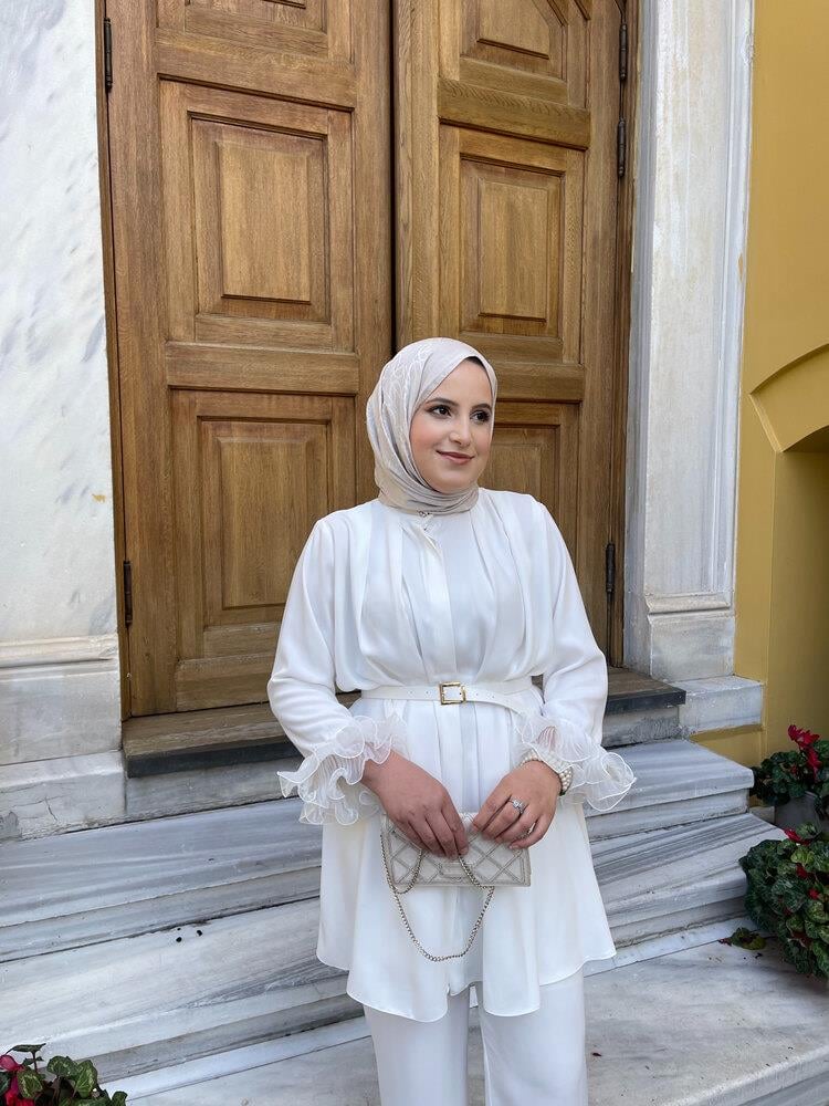 Lady Dantel Takım | Kırık Beyaz
