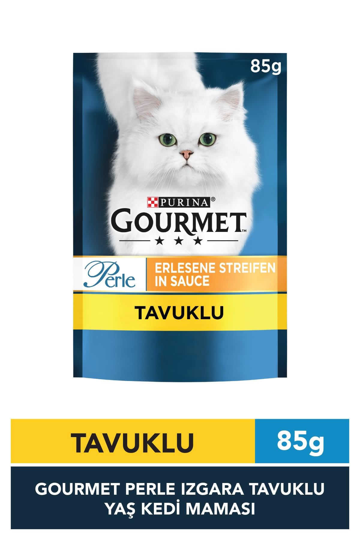 Perle Izgara Tavuklu Yetişkin Kedi Konservesi 85 gr