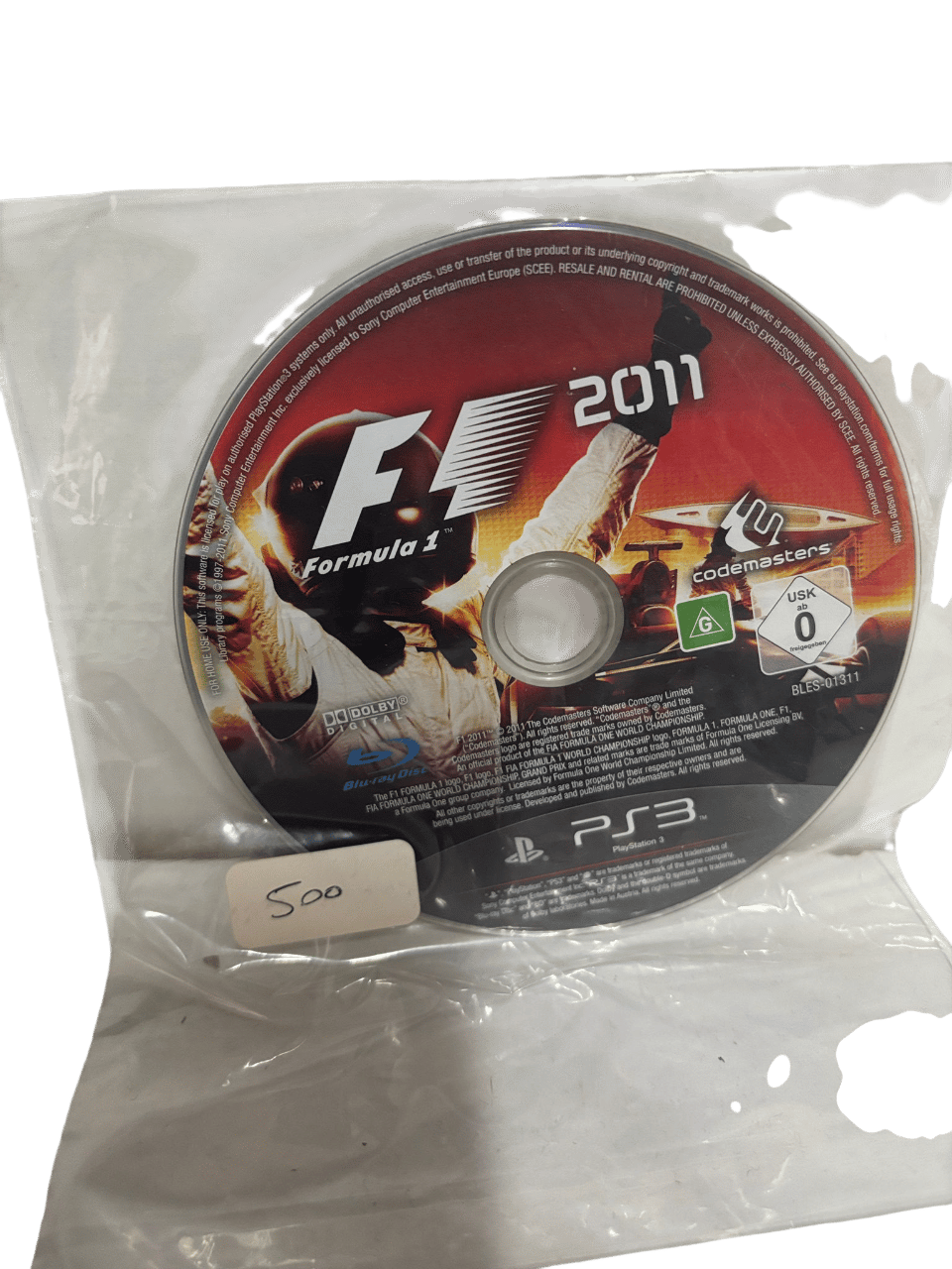 ps3 f1 2011 araba yarışı2.el oyun temiz