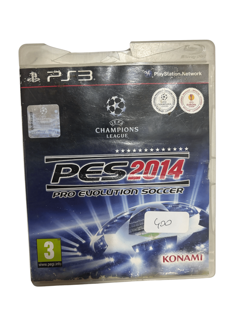 ps3 pes 2014 2.el oyun temiz