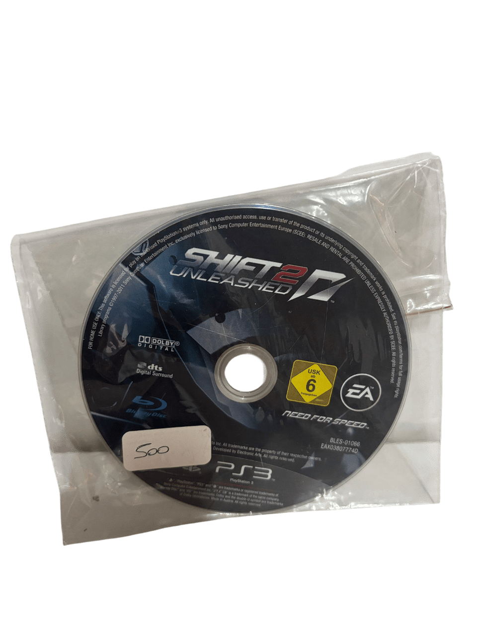 ps3 shift2 araba yarışı  2.el oyun temiz
