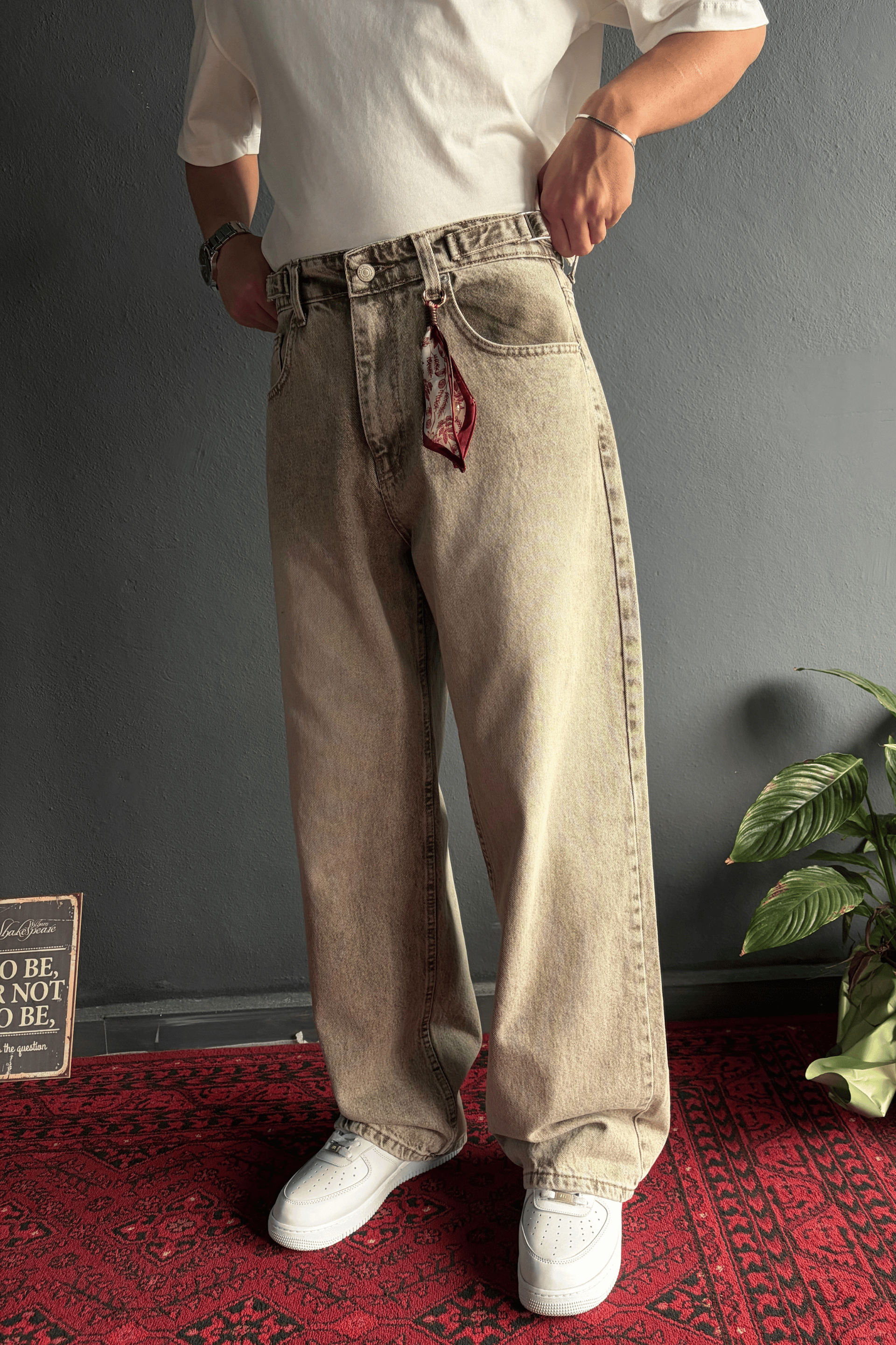 Stone Wide Leg Jean 