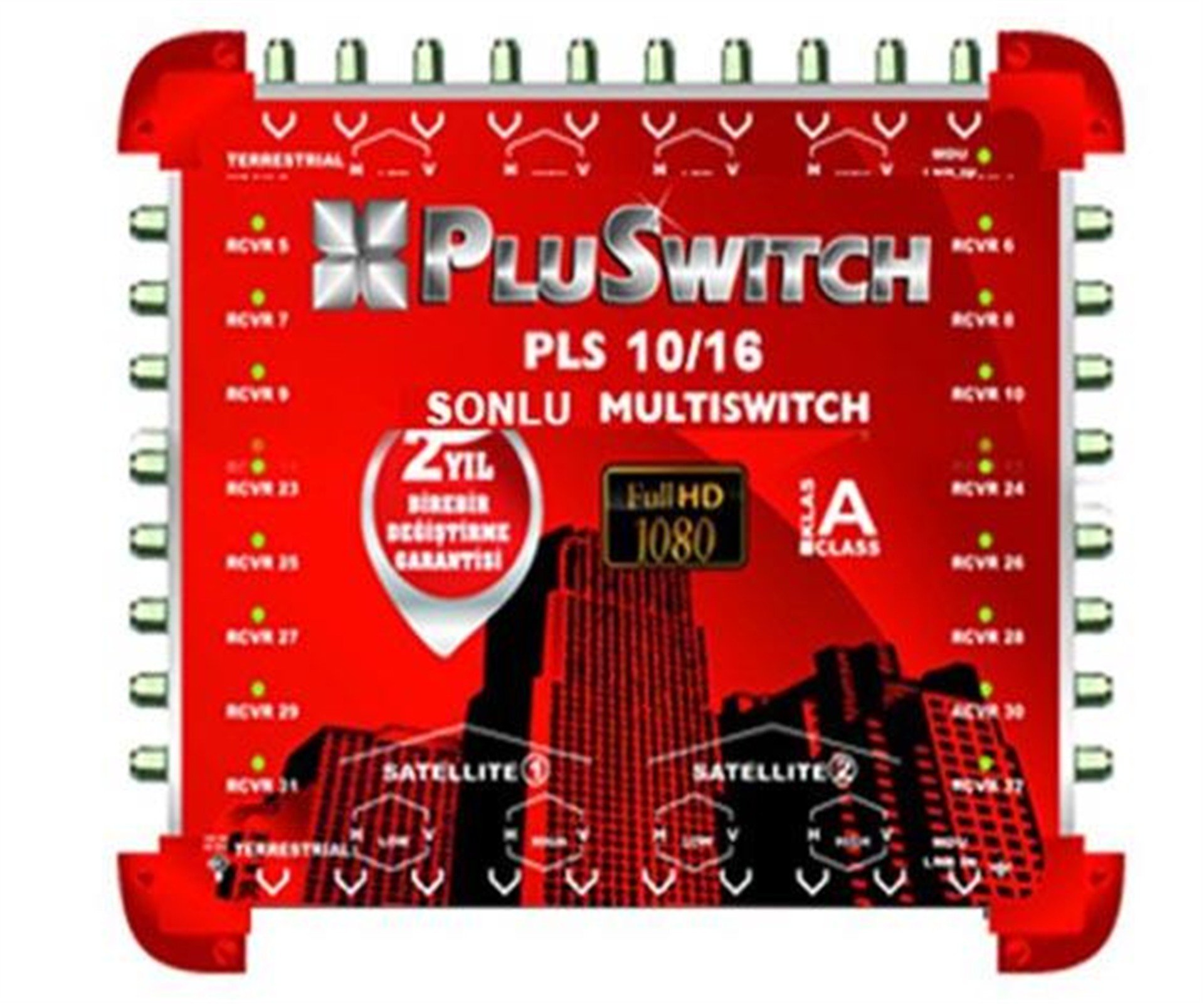 Pluswitch 10*16 Sonlu Uydu Santrali Pluswıtch - Mersat Sonlu Uydu Santral
