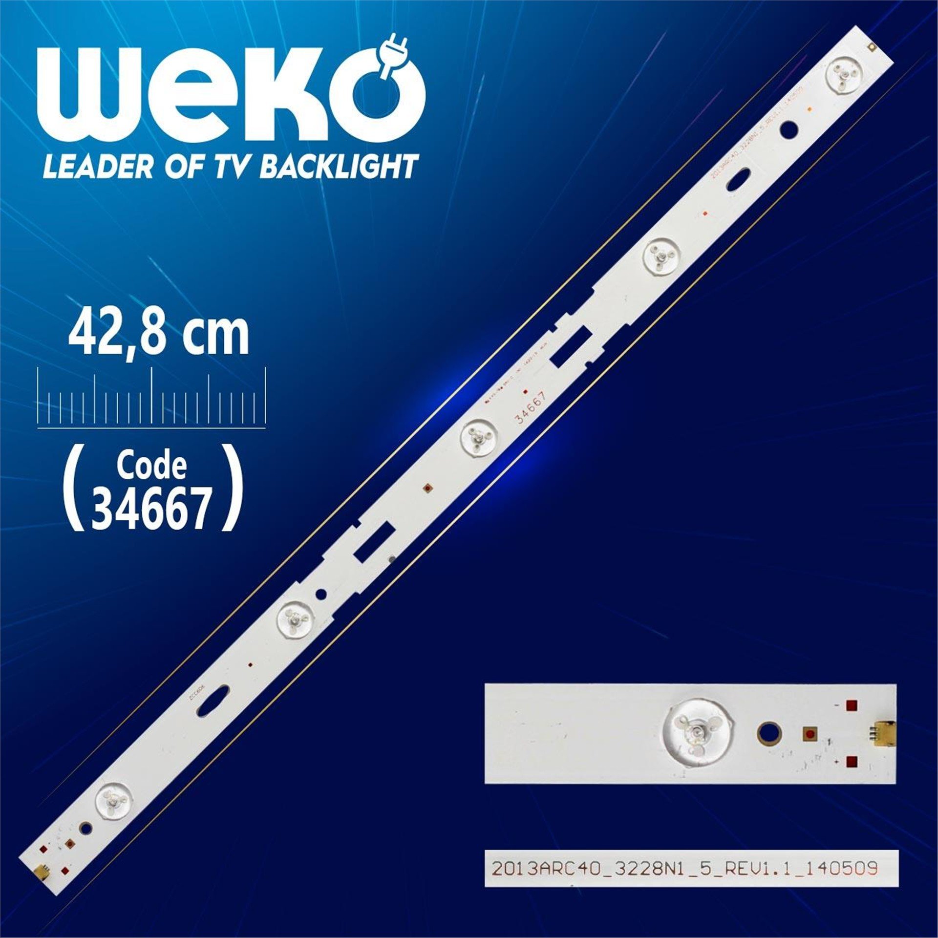 Weko 2013ARC40 3228 ZCC606 B40-LB-5533 40-LB-M520 Tv Led Bar - Tv Led Bar