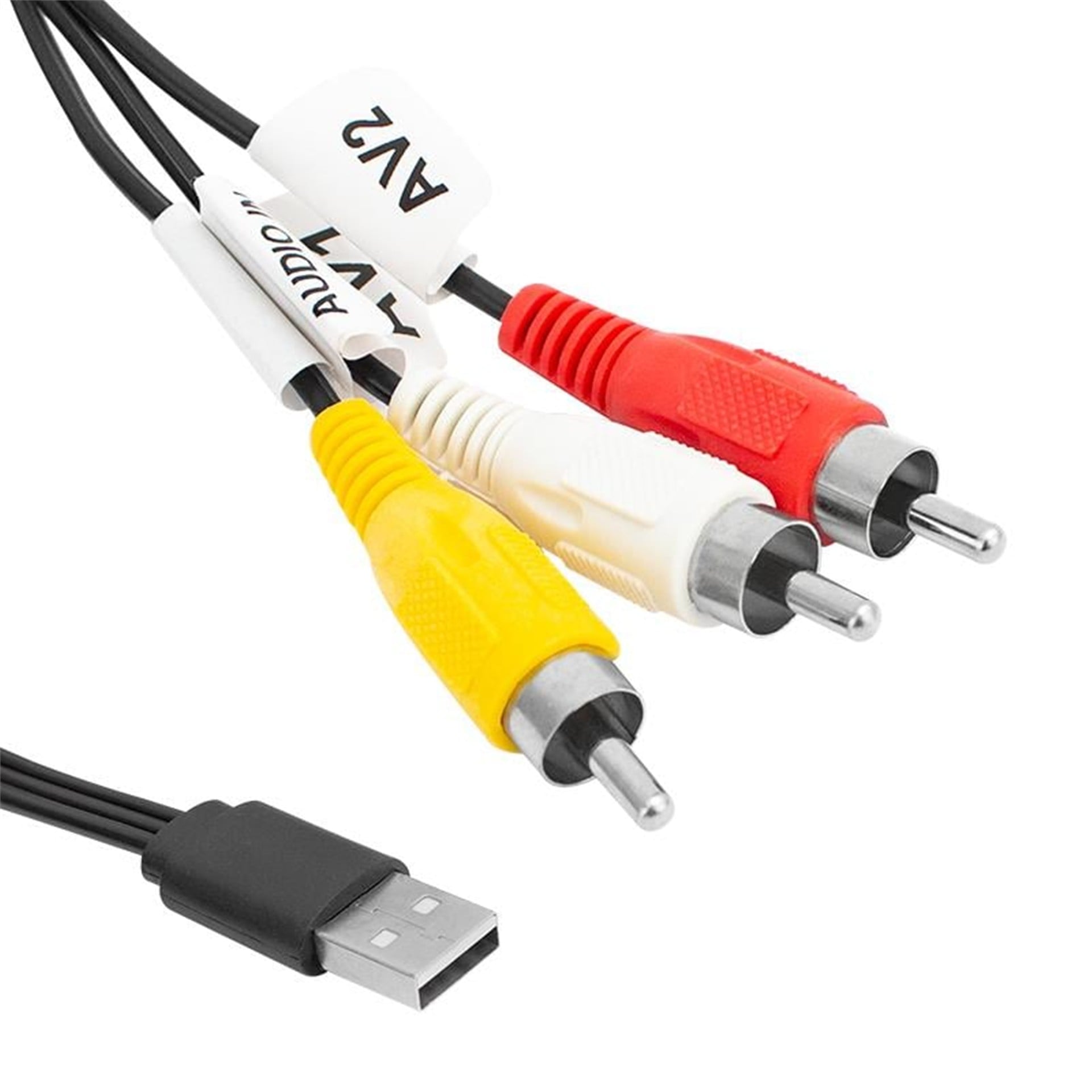 Powermaster 3 RCA Usb Çevirici 1.2 Metre Kablo - RCA-Ses Kabloları