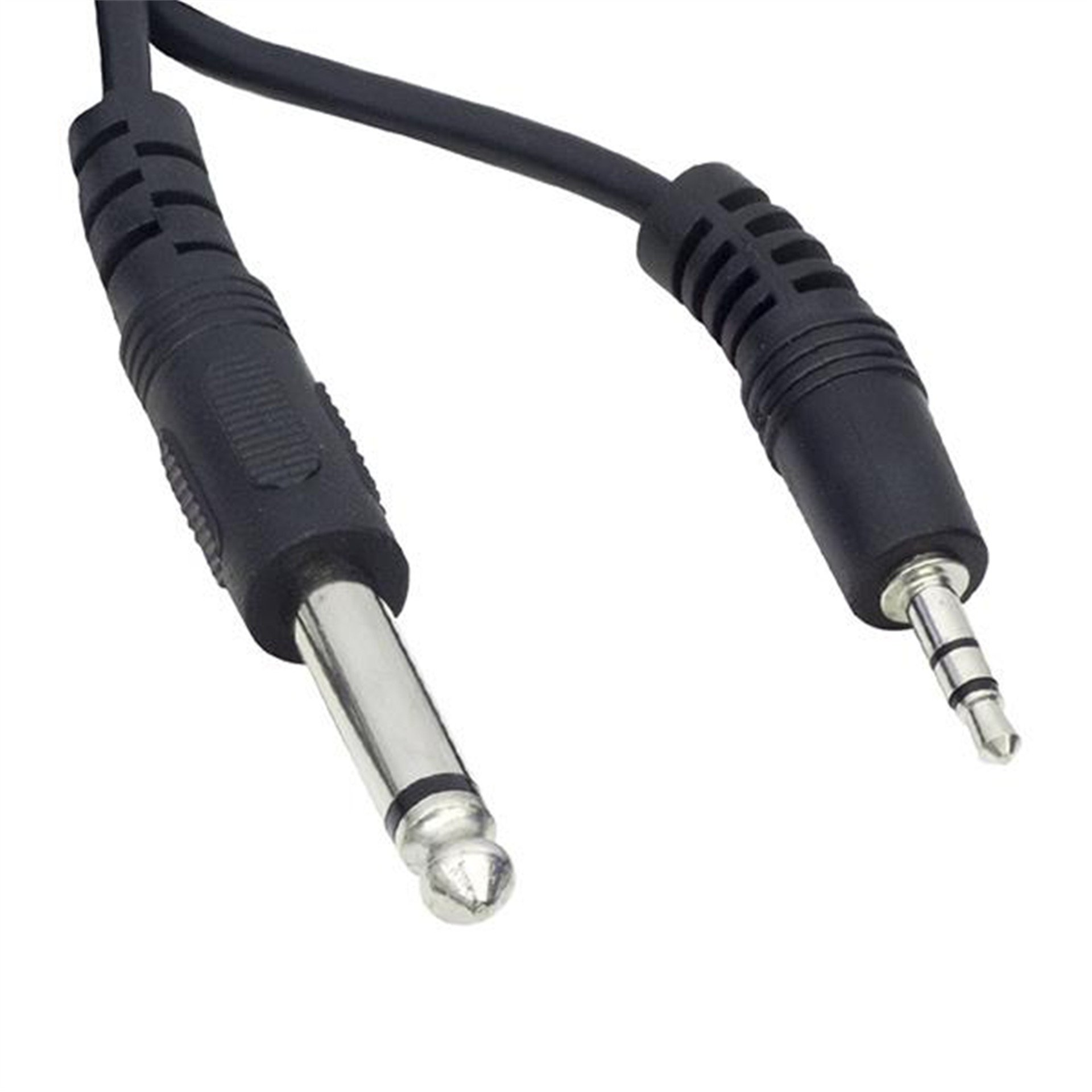 Powermaster 3.5 Mm Stereo Erkek-6.3 Mm Mono Erkek 1 Metre Ara Kablo - Fiş - Jack - Şase