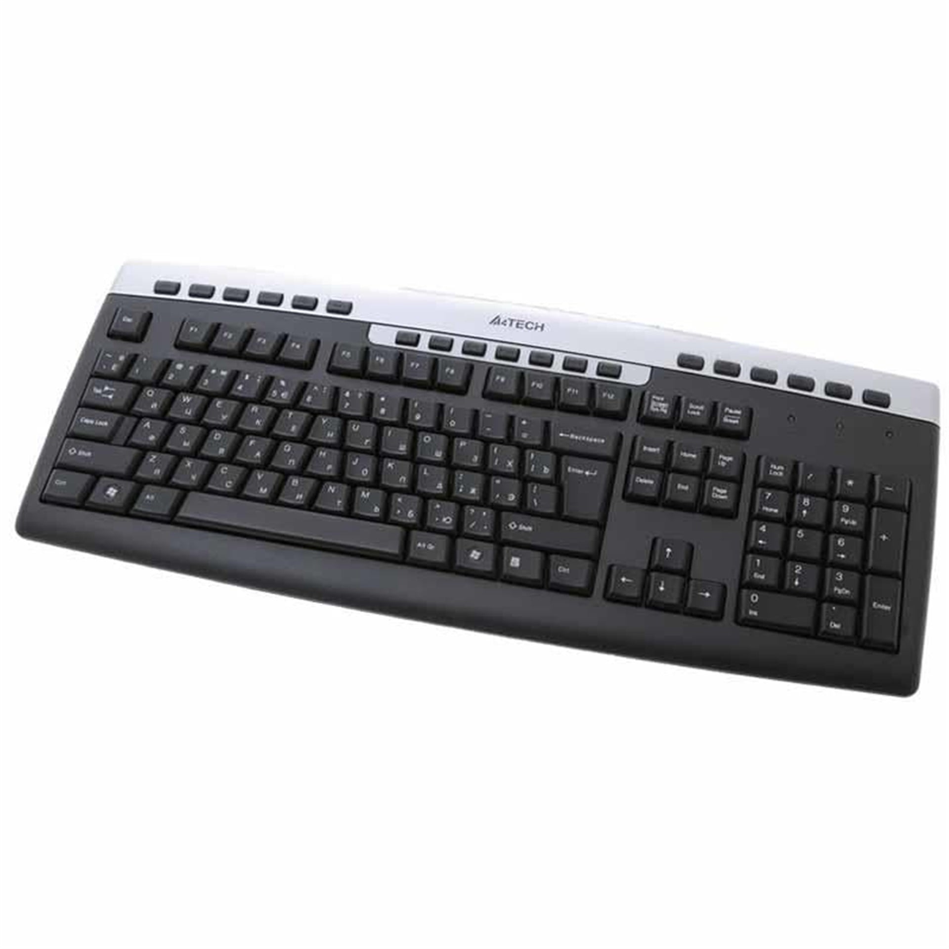 A4 Tech A4 Tech Kr-86 Mm Slım Gümüş/Siyah Usb Q Klavye - Klavye & Mouse Set