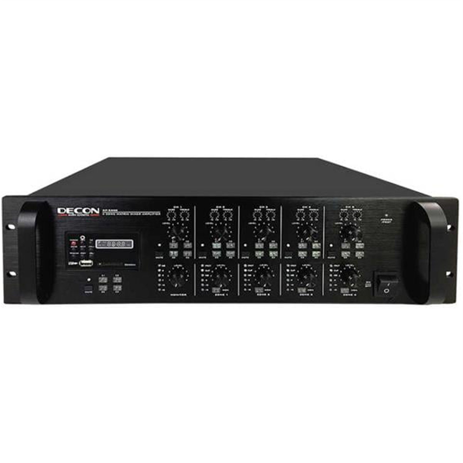 Decon Decon Dp-5200 4 X 200W 4 Ohm 70-100V Usb-Sd 5 X 4 Matrıx Mıxer Amfi - Seslendirme Amfileri