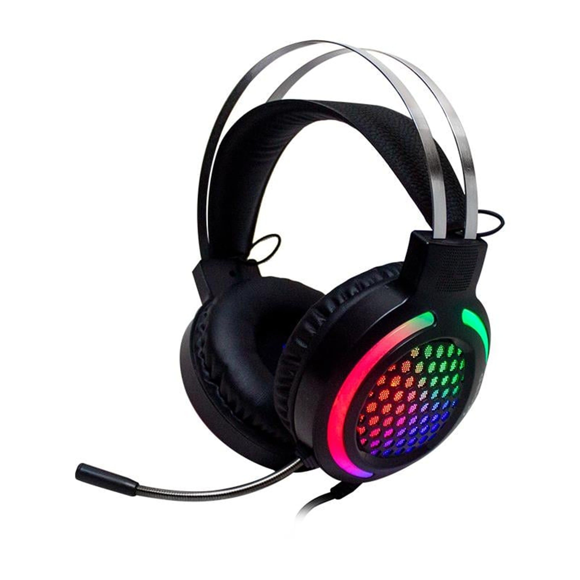 Deiog Deiog E-8250 7.1 USB RGB Mikrofonlu Kablolu Gaming Oyuncu Kulaklık - Gaming Kulaklık