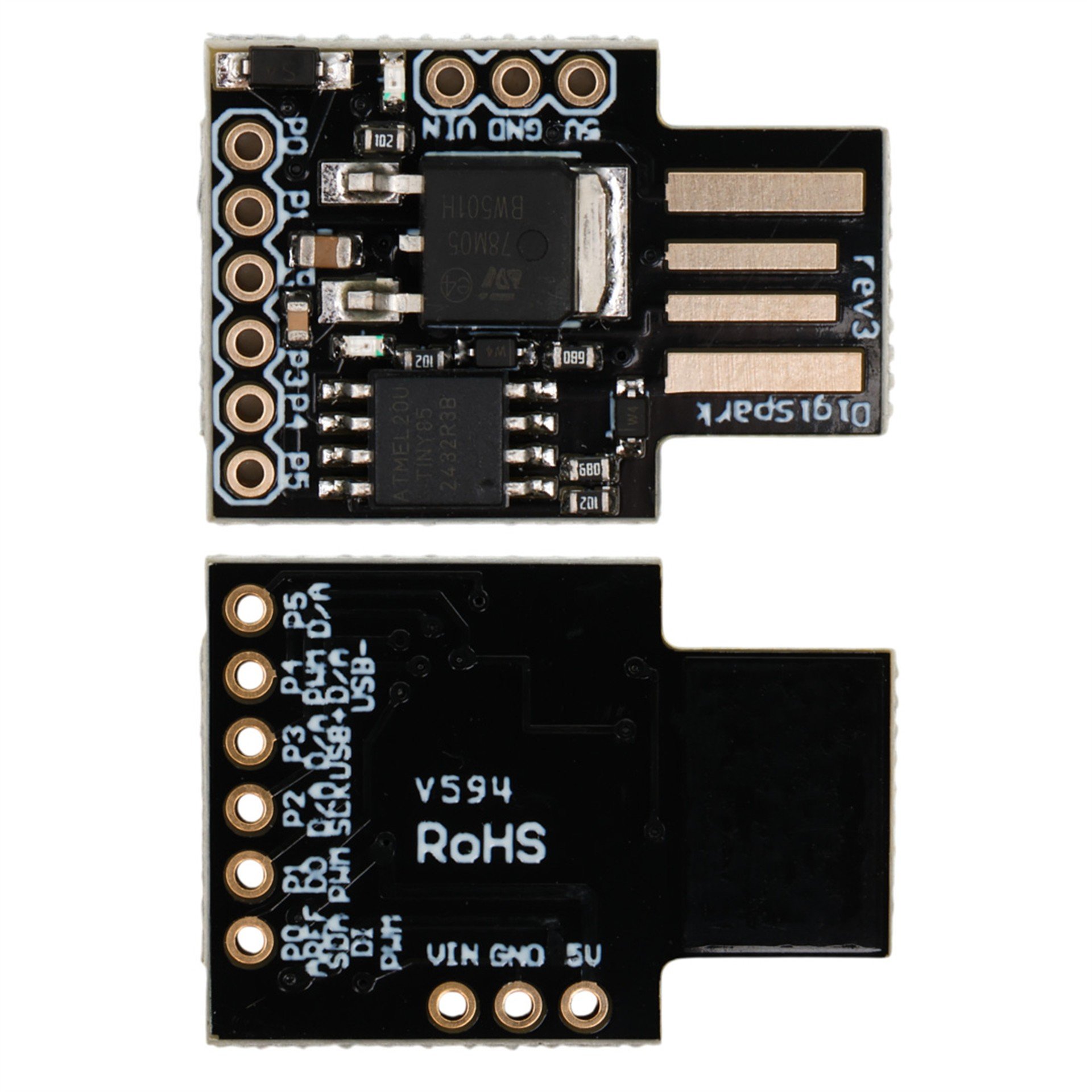 Weko Digispark Kickstarter Attiny85 Mini USB Geliştirme Kartı (Rev3) - Elektronik Modüller