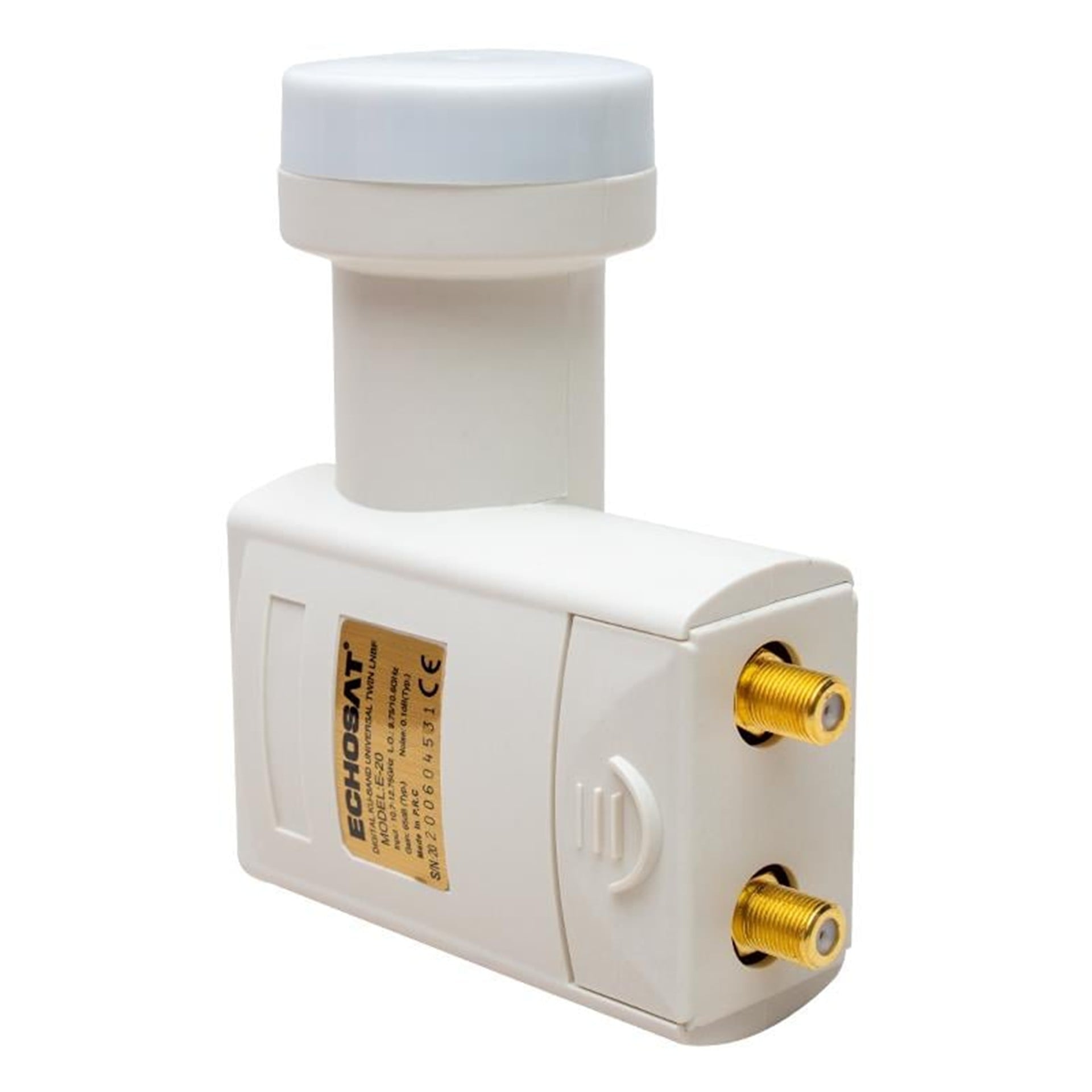 Echosat Echosat E-20 Altın Uçlu Çiftli Lnb - Çift Çıkışlı LNB