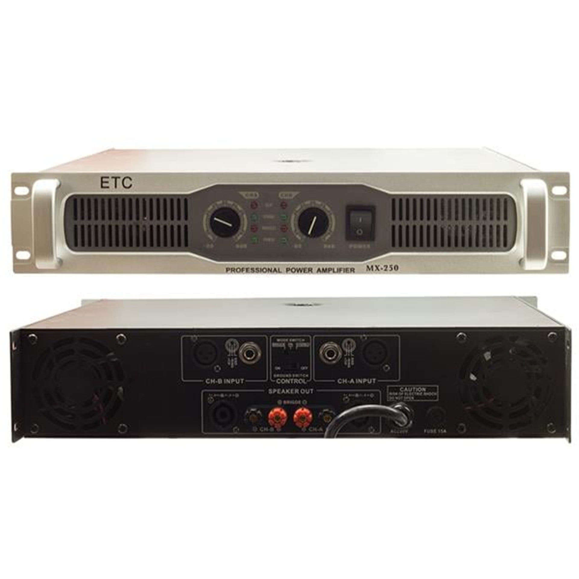 Etc Etc Mx-250 2X400 Watt Stereo Power Anfi - Seslendirme Amfileri