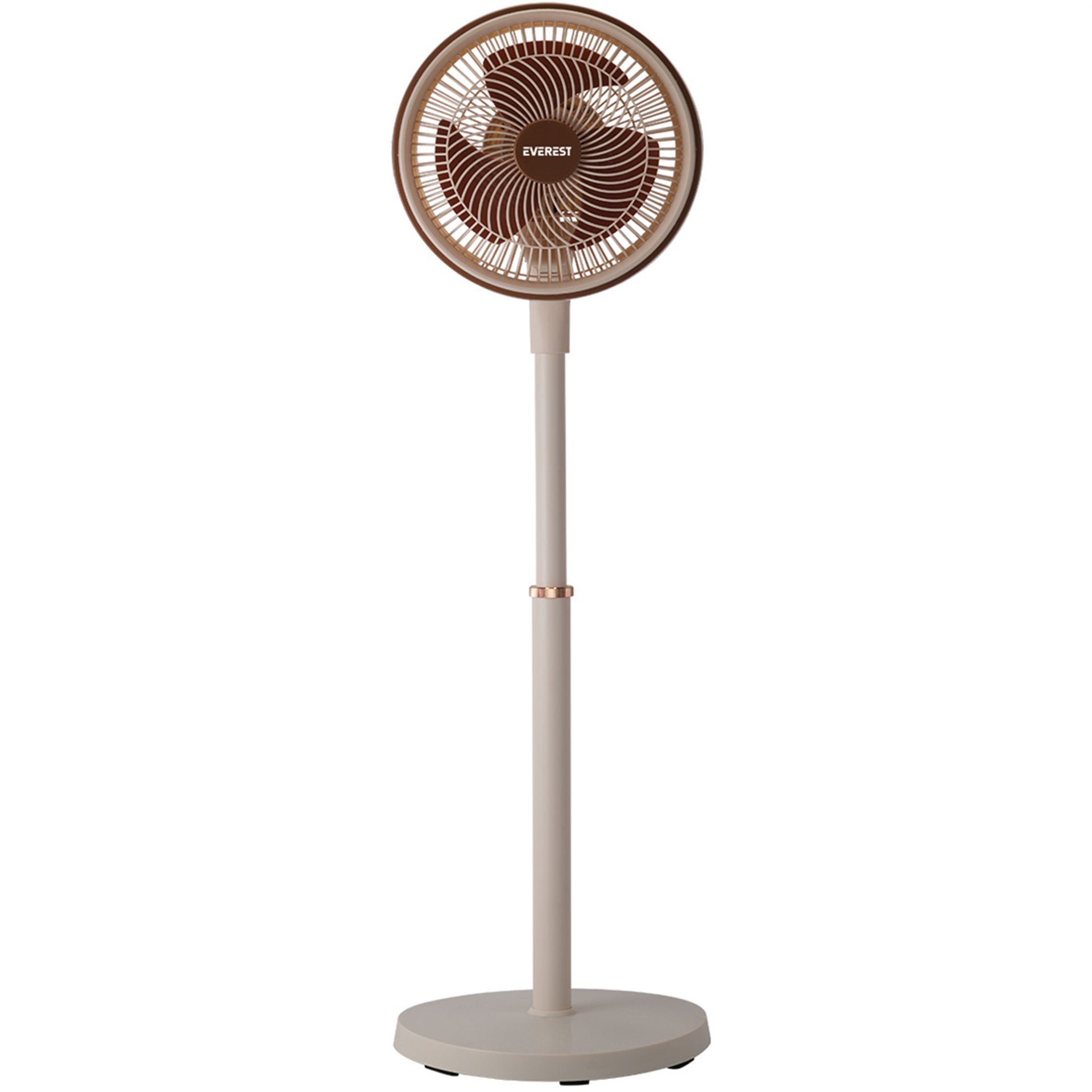 Reyonex EVEREST FAN13 OLYMPOS AİR KREM/GOLD 10 80W 3 HIZ KADEMELİ 2000RPM ÇİFT MOTORLU RETRO VANTİLATÖR - Vantilatör