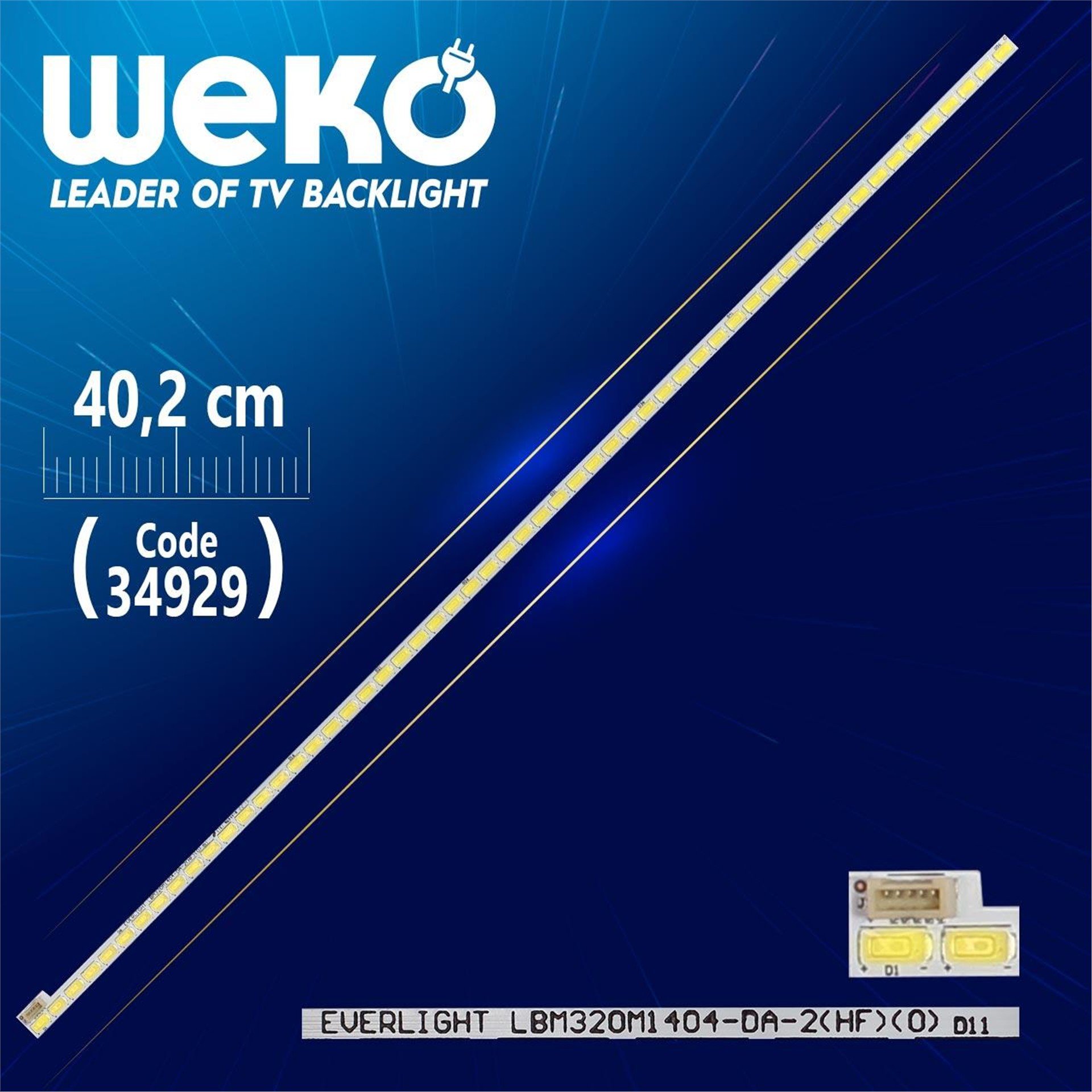 Weko EVERLIGHT LBM320M1404-DA-2(HF)(0) - 40.2 Cm 56 Ledli - WK-150 Led Tv Bar - Tv Led Bar