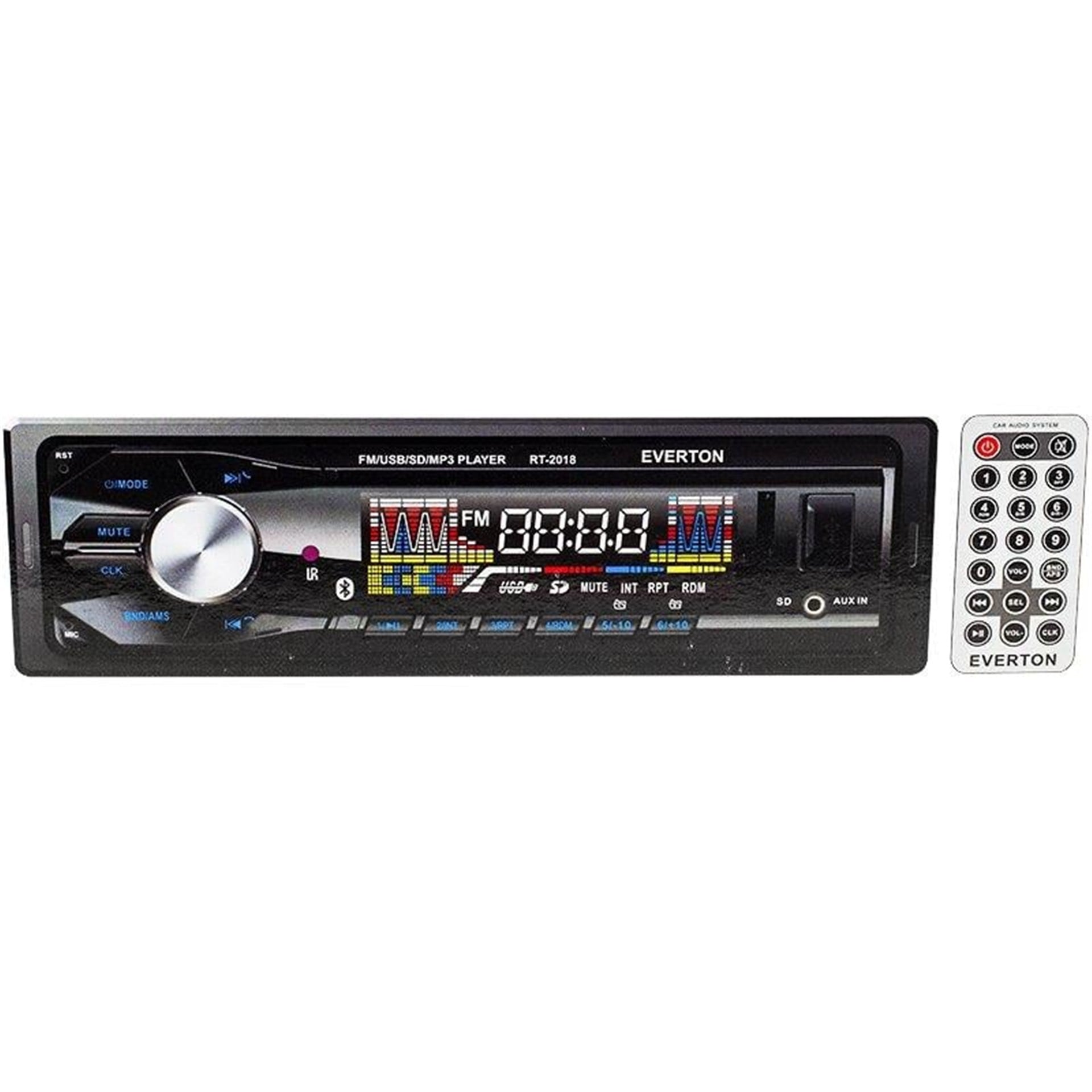 Everton Everton RT-2018BT USB-SD-Fm-Aux Bluetooth'lu Mekaniksiz Oto Teyp - Oto Teyp