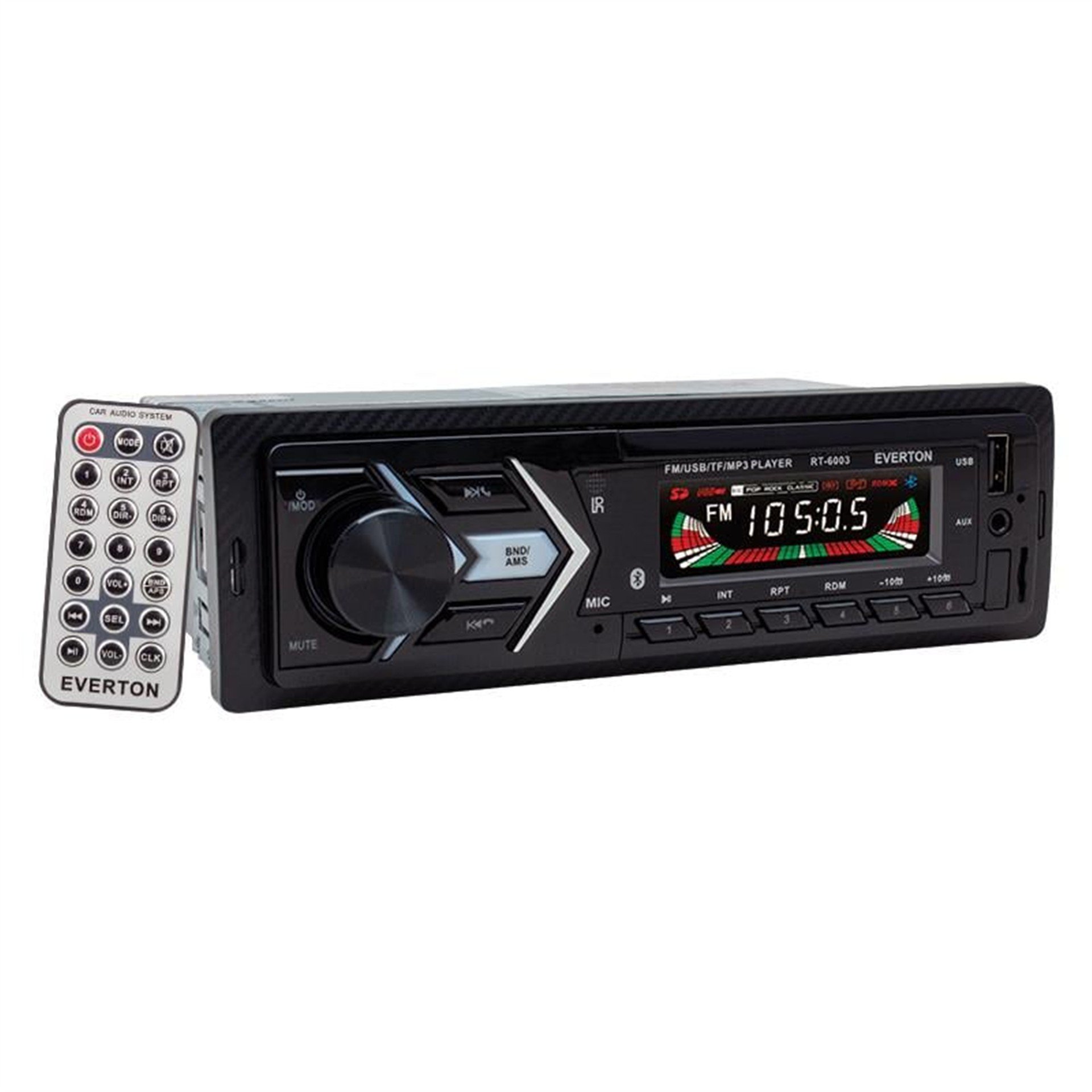 Everton Everton RT-6003 Bluetoothlu USB/SD/FM/AUX/MP3 Çalarlı  Mekaniksiz Oto Teyp - Oto Teyp