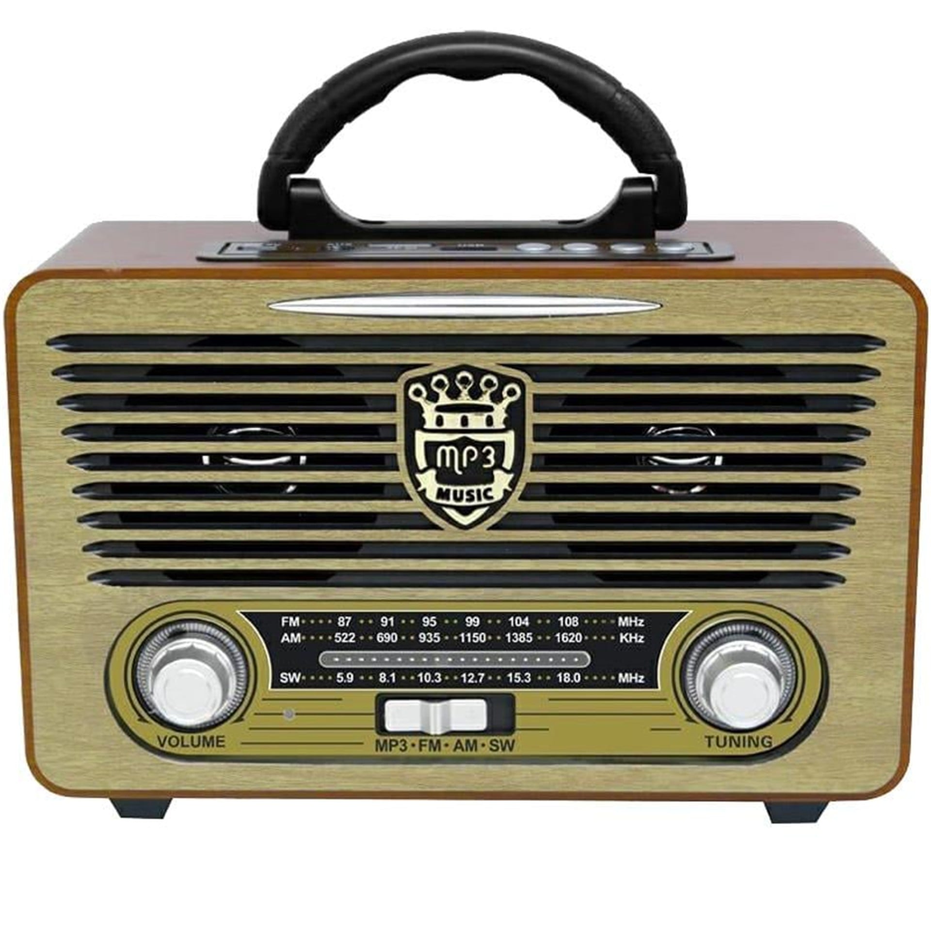Everton Everton RT-853 USB-SD-FM-Bluetooth Destekli Nostaljik Radyo - Taşınabilir Radyo
