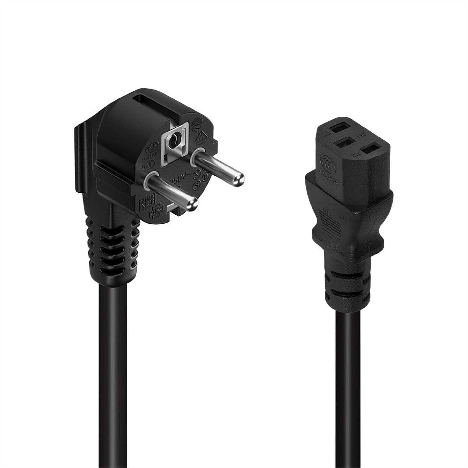 Fully Fully G-513B 3X0.75 MM C7 Bilgisayar 1.5 Metre Power Kablosu (Poşetli) - Power Güç Kabloları