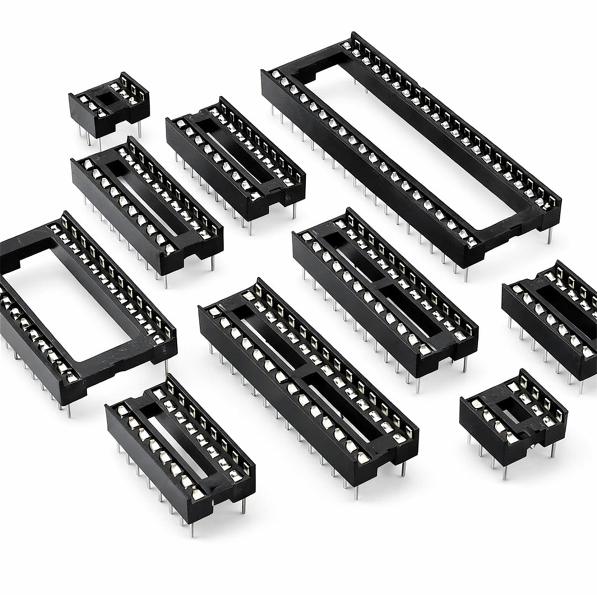 Powermaster Geniş Tip (600 Mil) Hassas Temaslı Konnektör 64P Pin DIP Entegre Soketi - Entegre Soketleri