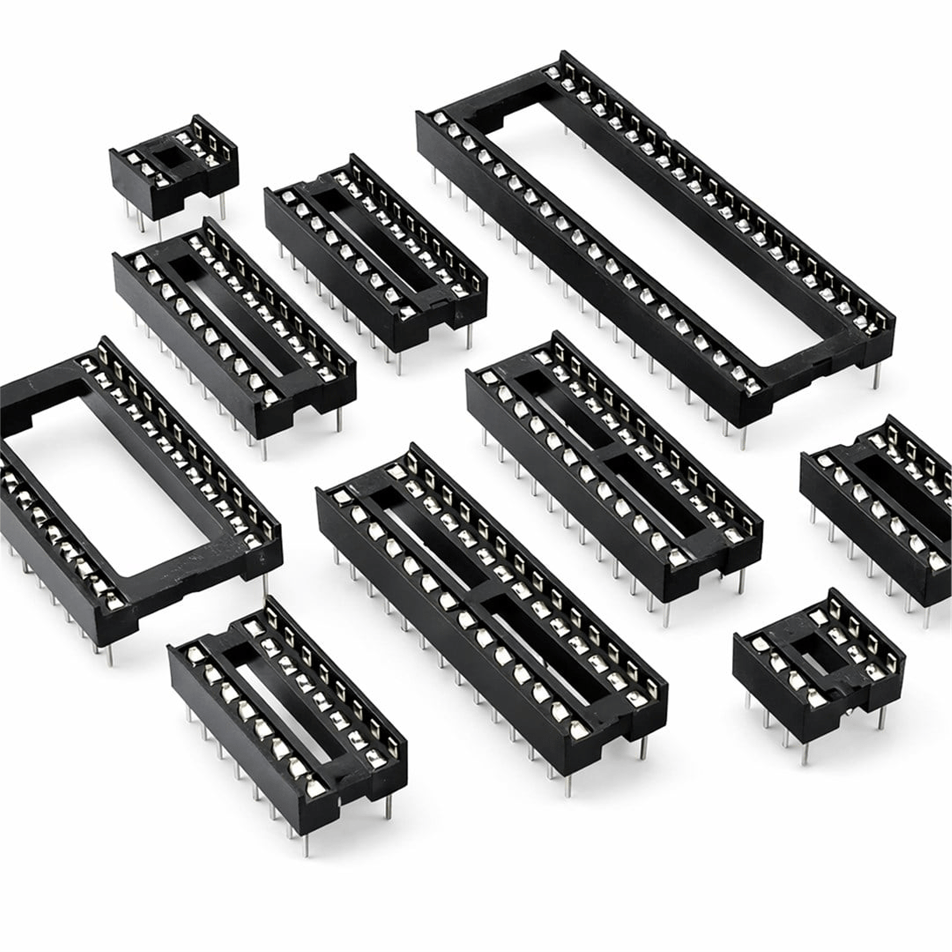 Powermaster Geniş Tip (600 Mil) Hassas Temaslı Konnektör 64P Pin DIP Entegre Soketi - Entegre Soketleri