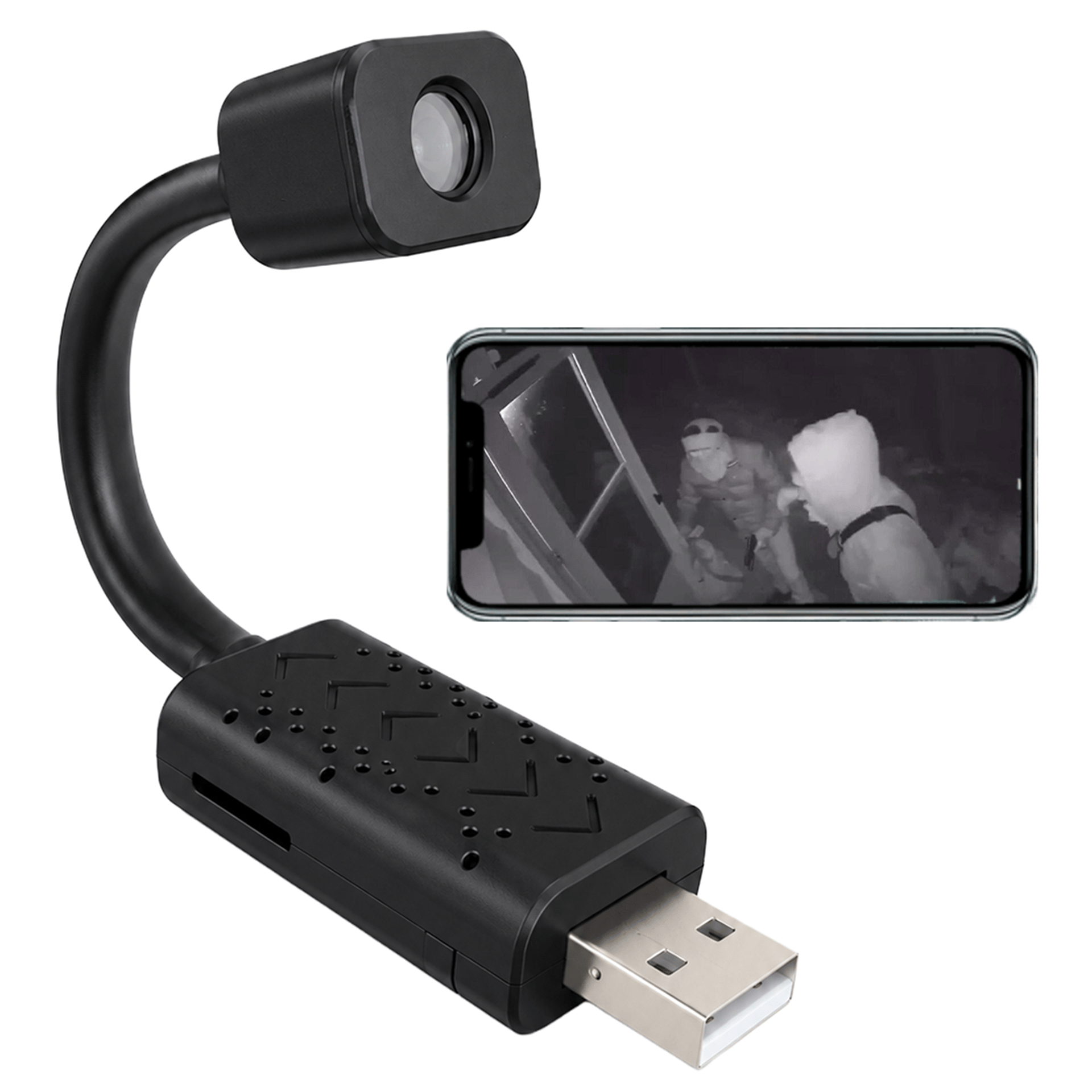 Hello Hello HL-37822 Kablosuz Mini Wi-Fi Akıllı Güvenlik Kamerası Taşınabilir USB Girişli - Wifi Kamera