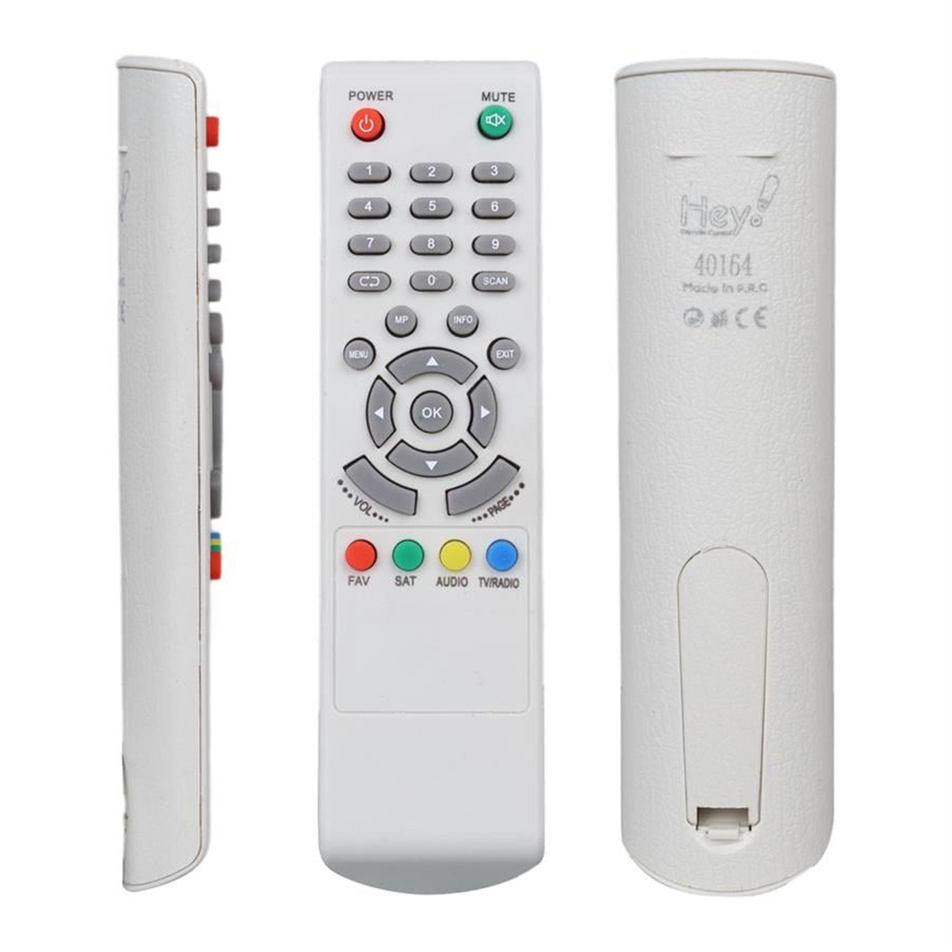 Hey Hey Silvermax Mersat Satcom Qmax Digiline DG-106 Uydu Kumandası - Uydu Alıcısı Kumandaları