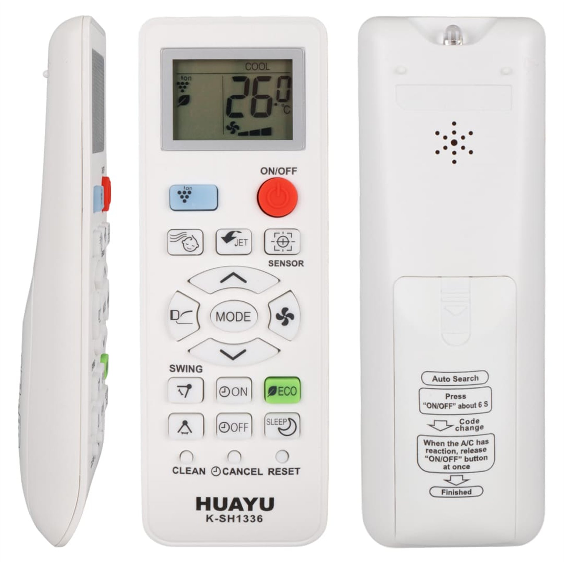 Huayu Huayu K-SH1336 Üniversal Sharp Akıllı Klima Kumandası - Klima Kumandaları