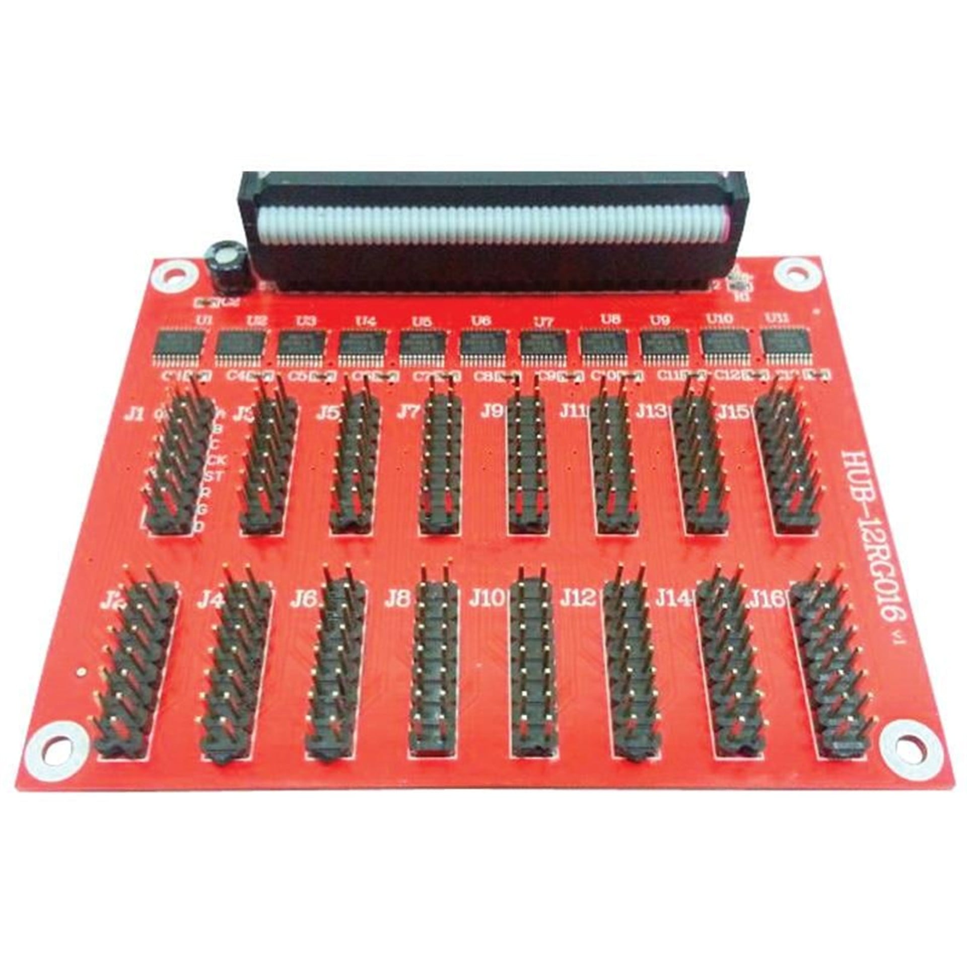 Oem Hub-12Rg016 16 Sıra Tek Renk P10 Paneller İçin Kart - RGB Kontrol Devreleri