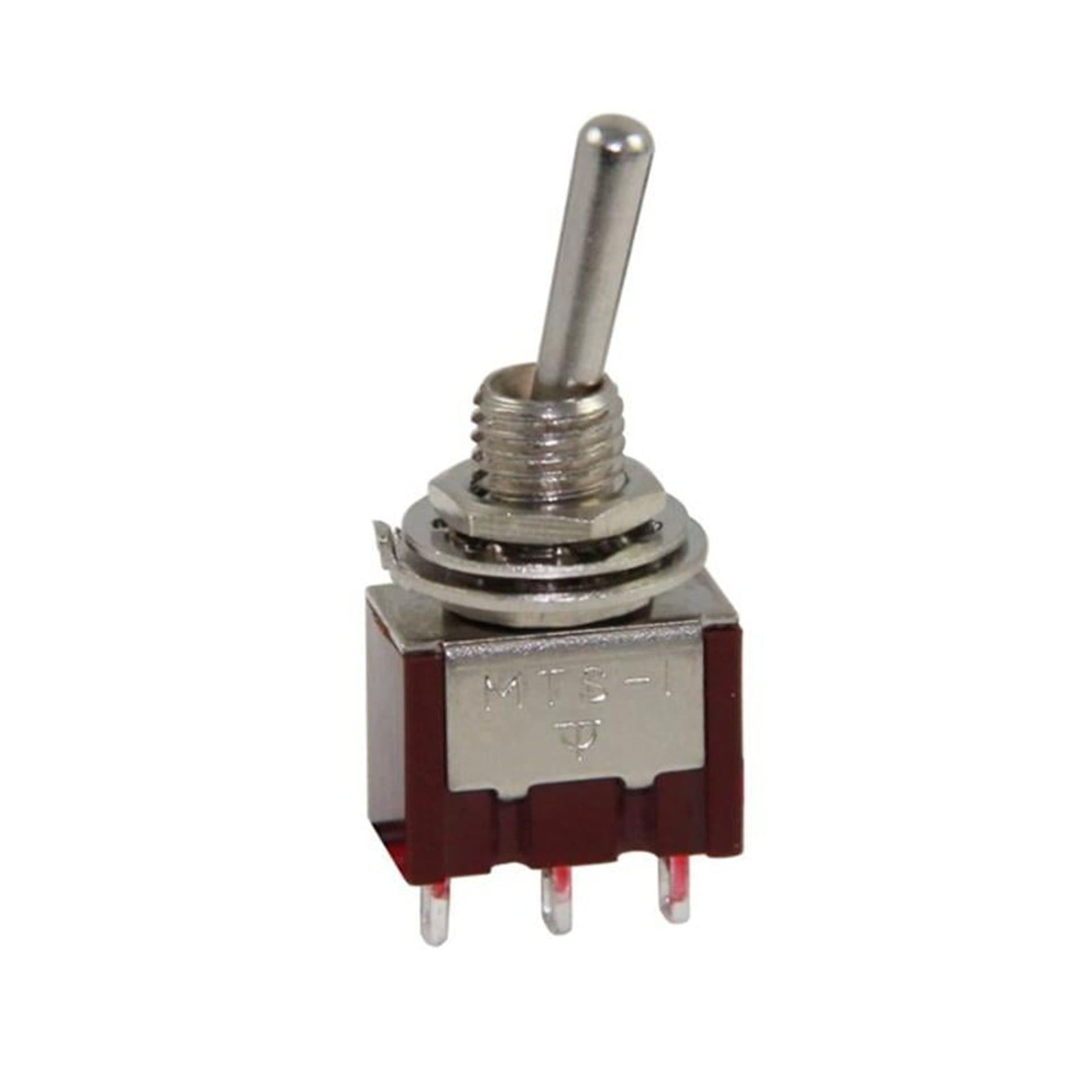 Powermaster IC-139A 3 Pin Ø6mm On-Off Toggle Switch MTS-102 - Fiş - Jack - Şase - Buton - Konnektör