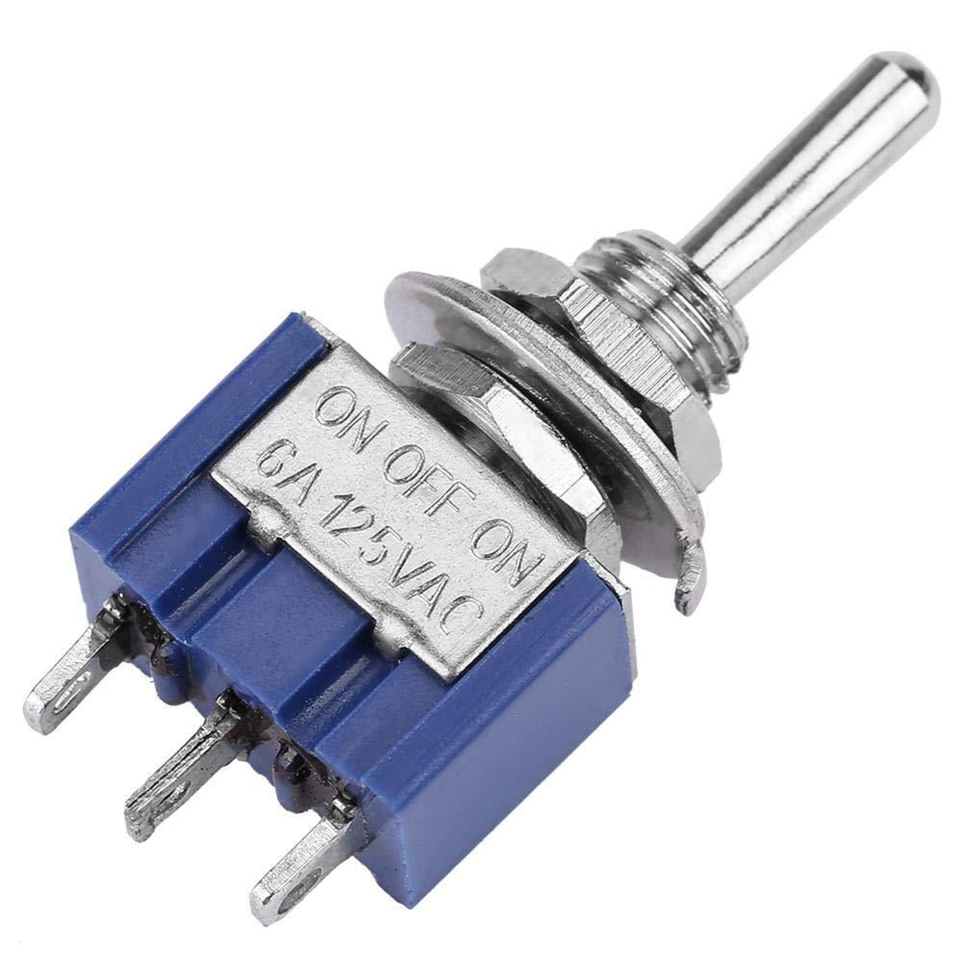 Powermaster IC-140 On-Off-OnØ6mm MTS-103 3P Toggle Switch - Fiş - Jack - Şase - Buton - Konnektör