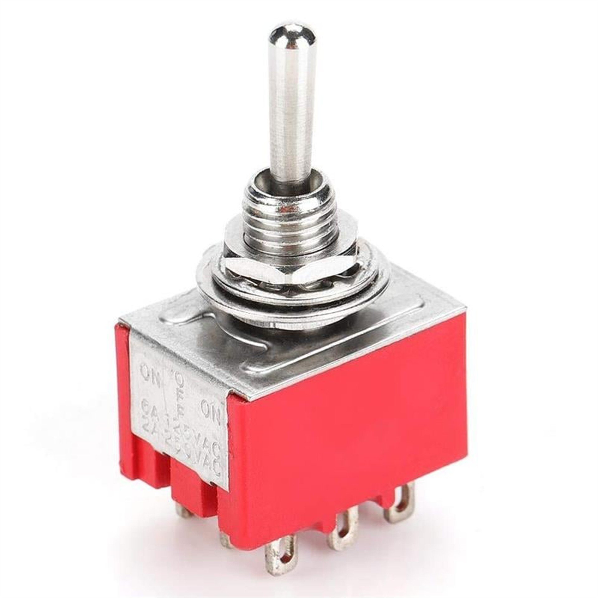 Powermaster IC-148B  9 Pin On-Off Ø6Mm Toggle Switch MTS-303 - Fiş - Jack - Şase - Buton - Konnektör