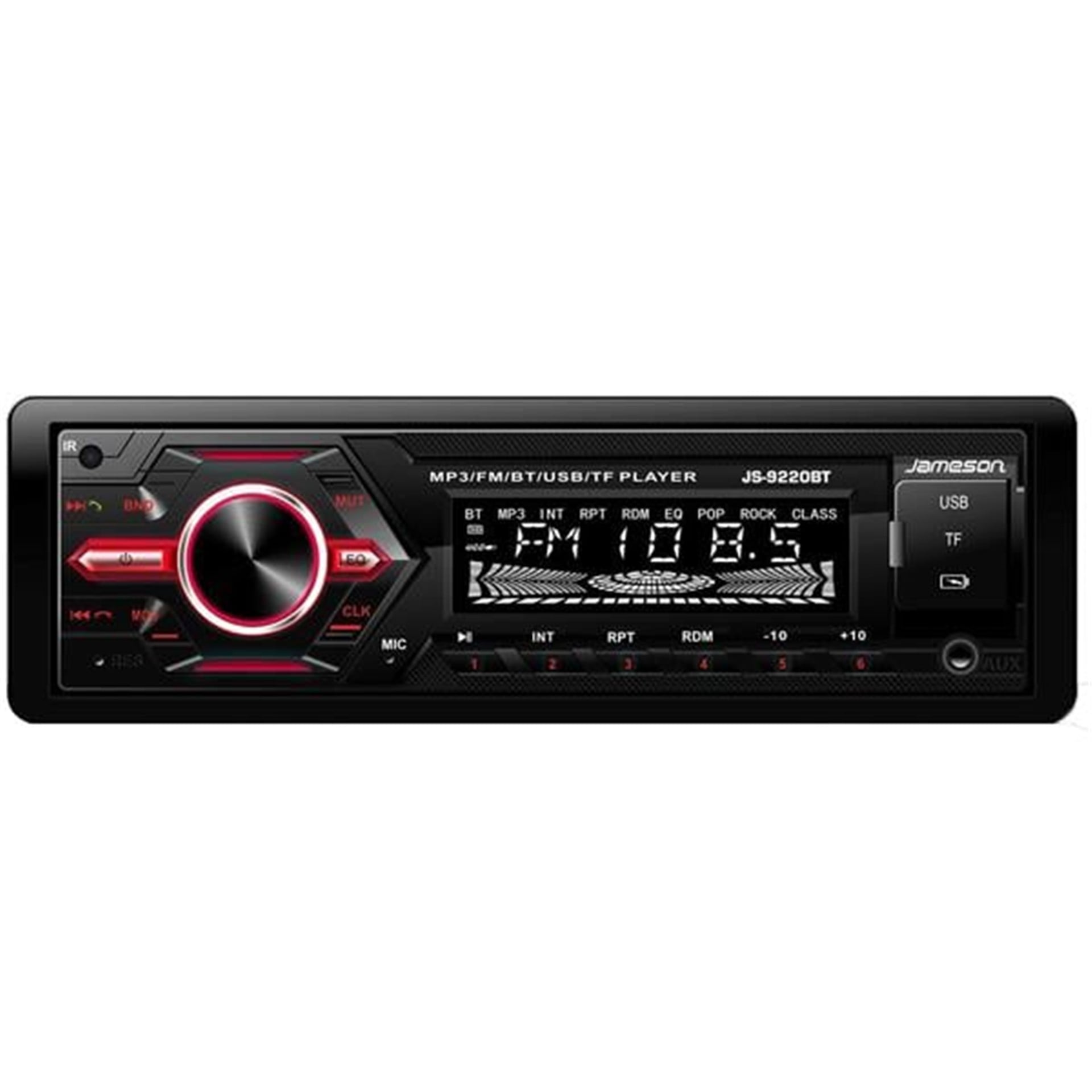 Jameson Jameson 2xUSB-SD-FM-AUX-Bluetooth-Kumandalı 4x55 Watt Mekaniksiz Oto Teyp JS-9220BT - Oto Teyp