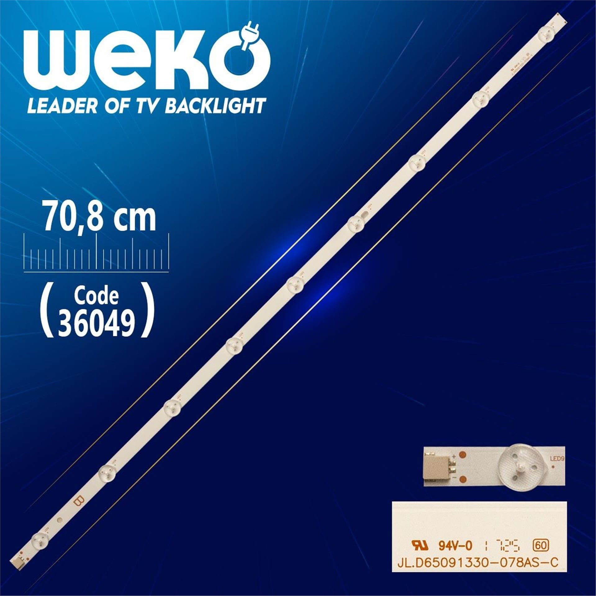 Weko JL.D65091330-078AS-C B TYPE 70.8 Cm Tv Led Bar - Tv Led Bar