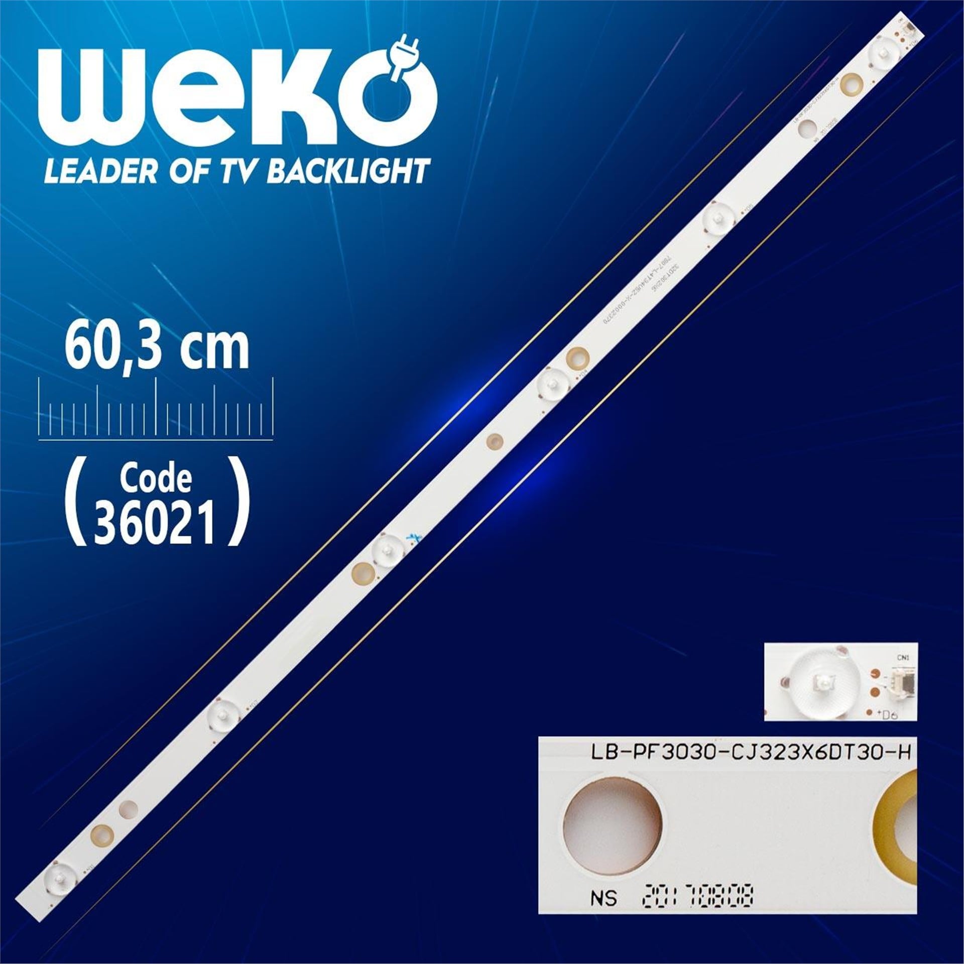 Weko LB-PF3030-CJ323X6DT30-H 32DT302X6 60.3 Cm Tv Led Bar - Tv Led Bar