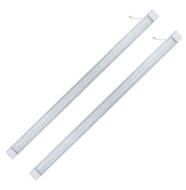 LEDX AL-EXTK80 220 VOLT - 80 WATT 6500K 8800 LÜMEN 120 CM BEYAZ 3 SIRA LEDLİ KRİSTAL BANT ARMATÜR (2'Lİ PAKET FİYATI)