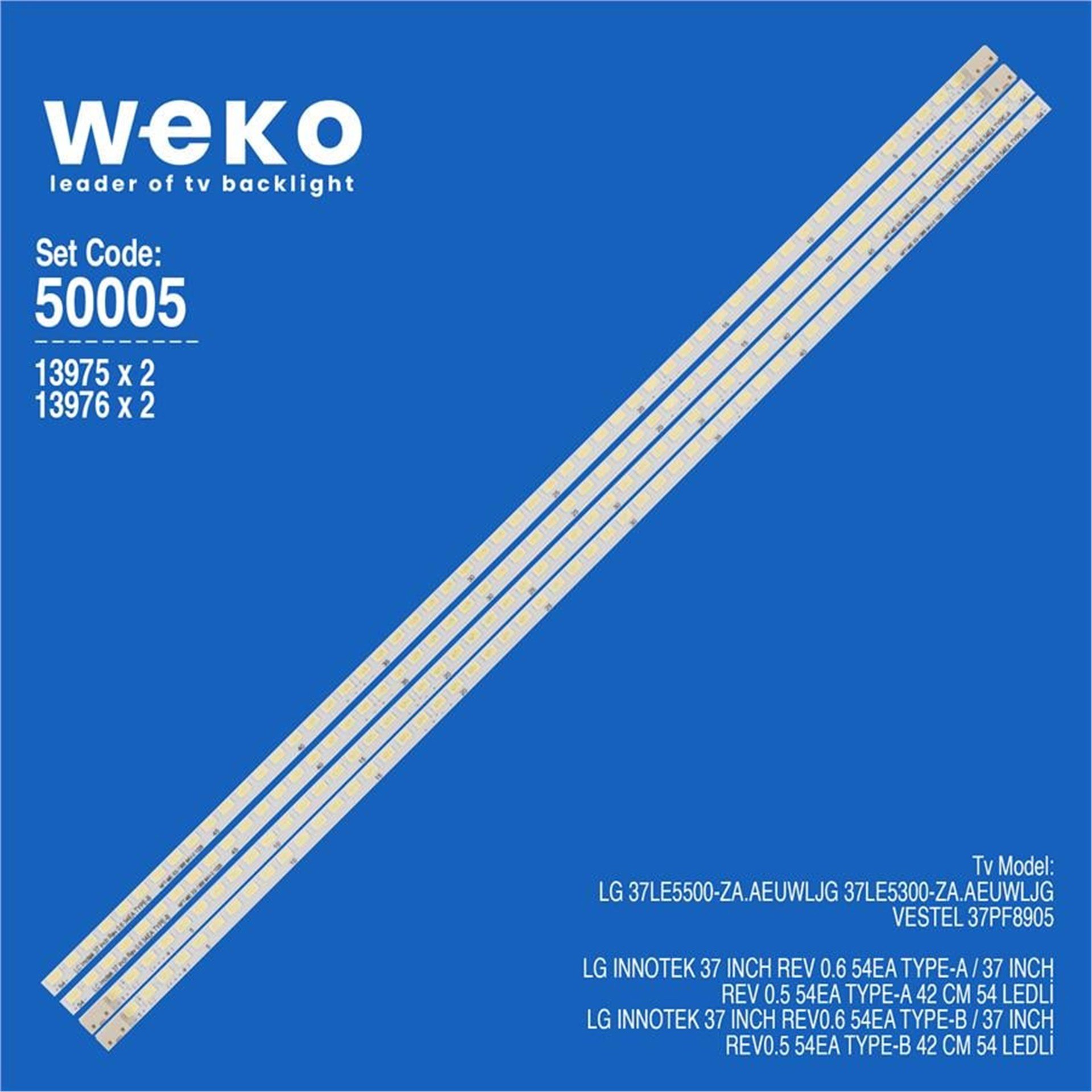 Weko Lg 37LE5500-ZA.AEUWLJG 37'' İnç 2 Adet Tv Led Bar - LG Led Bar