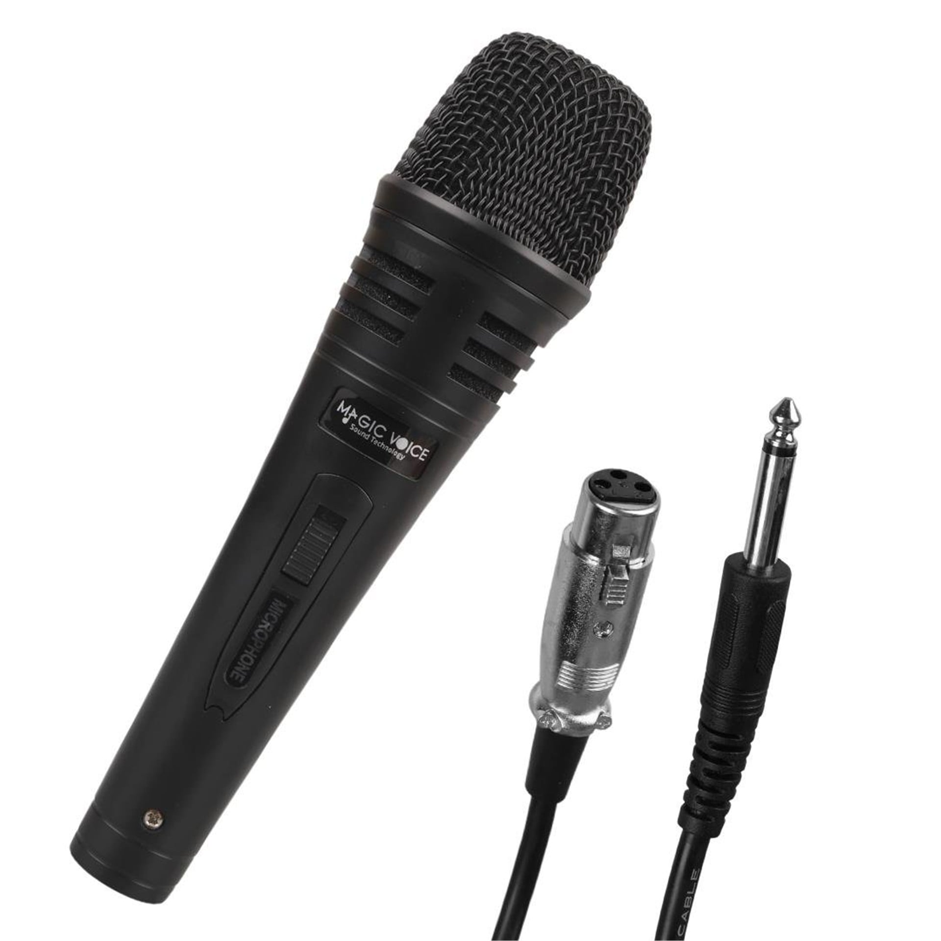 MagicVoice Magicvoice MV-1310 Dinamik Profesyonel Kablolu EL Mikrofonu XLR Girişli Alüminyum (5 Metre Kablolu) - El Mikrofonları