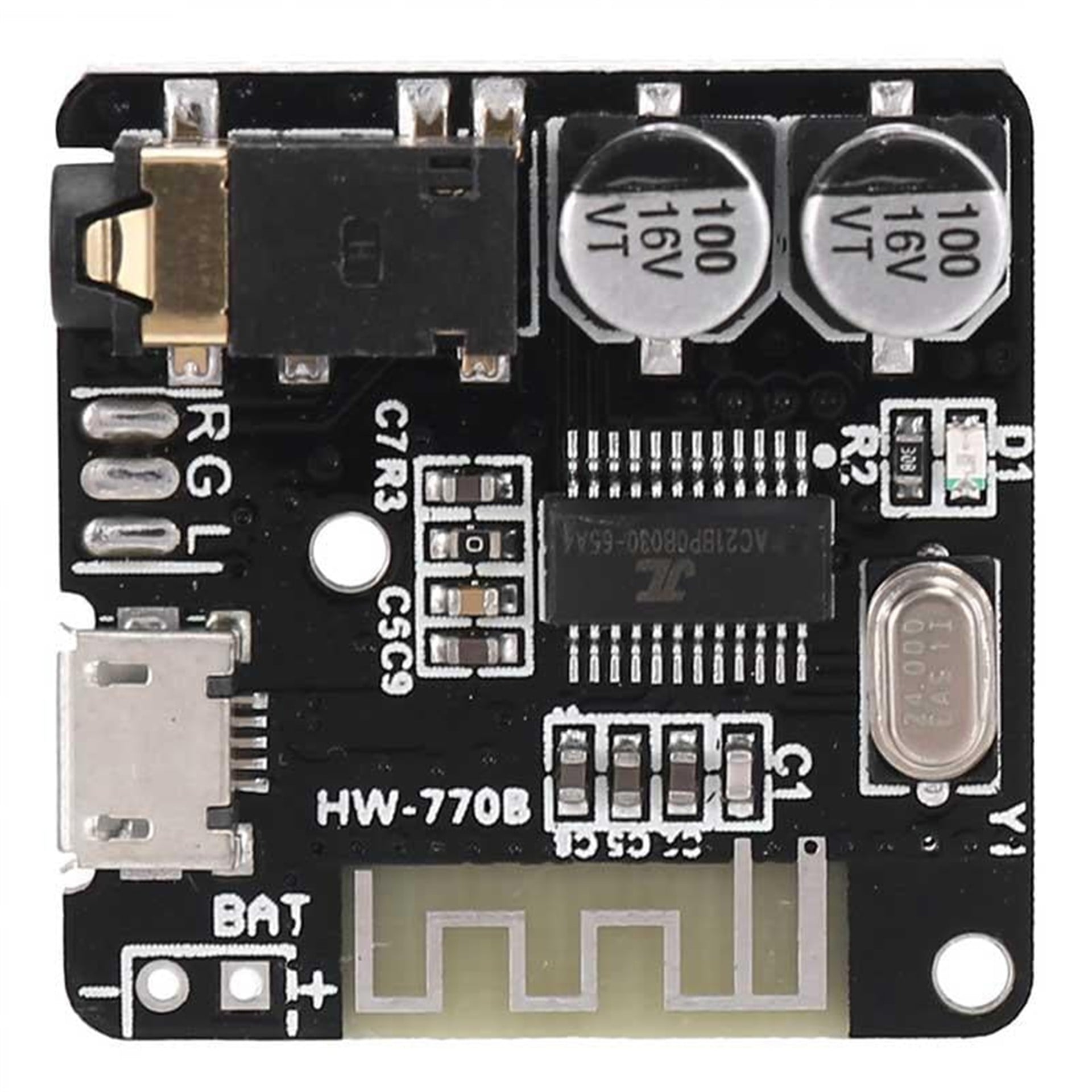 Powermaster Magicvoice MV-14804 Oto Teyp Bluetooth 5.0 Çevirici Kiti Harici Batarya Destekli Şarj Modüllü (30x30mm) - Oto Aksesuarları