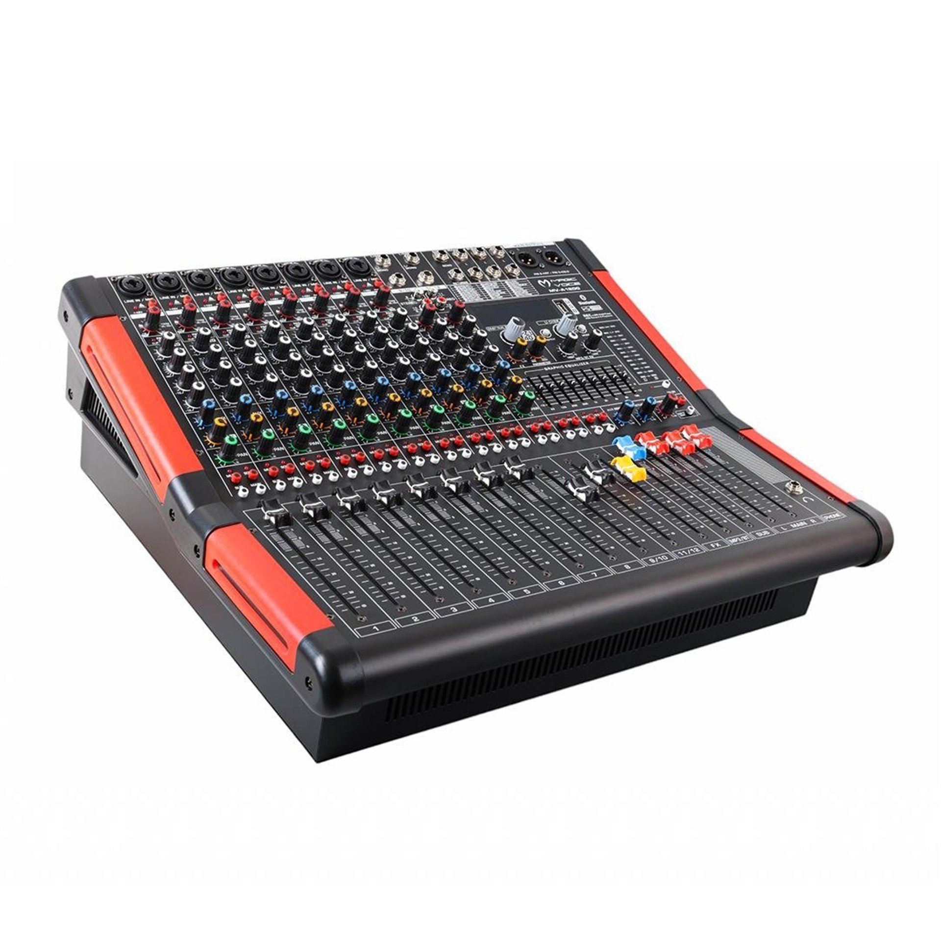 MagicVoice Magicvoice MV-A1200 12 Kanal USB/Bluetooth Destekli Power Mixer Anfi - Seslendirme Mixerleri