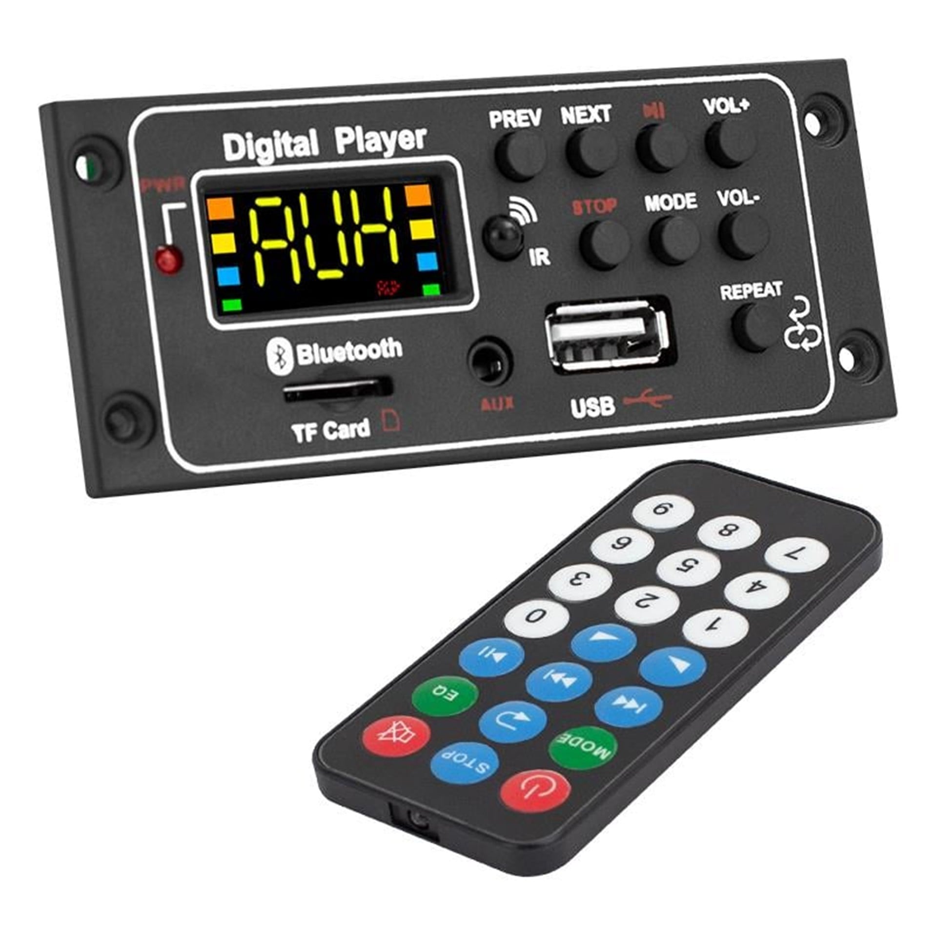 MagicVoice Magicvoice USB-SD-Bluetooth-Aux Kumandalı Oto Teyp Çevirici MV-012 - Oto Aksesuarları