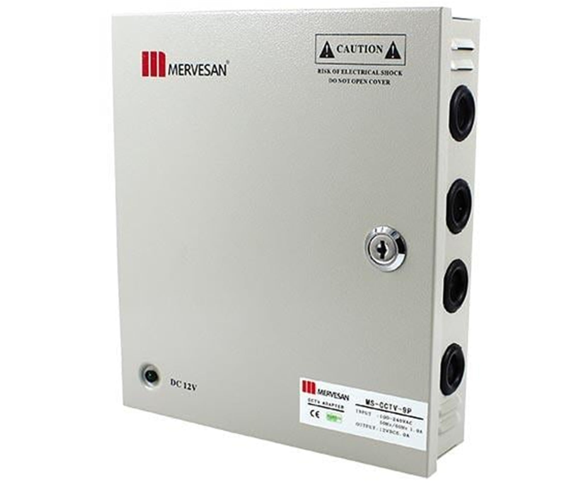 Mervesan Mervesan Ms-Cctv-9P 5 Amper - 60 Watt Adaptör - Güvenlik Ekipmanları