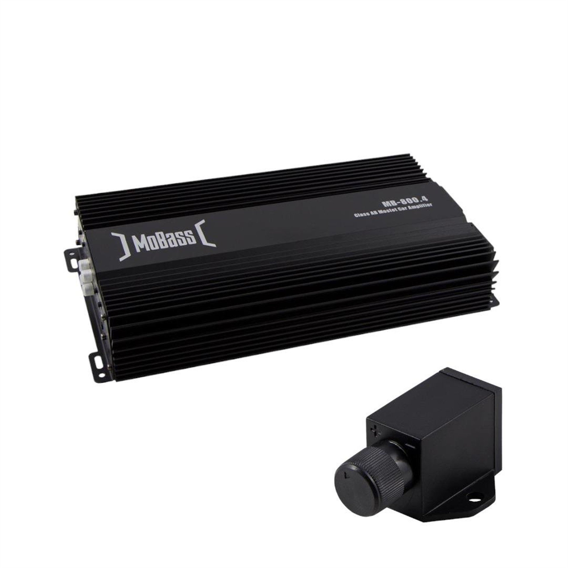 Mobass Mobass MB-800.4 4 Kanal 4x80 RMS Oto Amfi - Anfi (Bass Kontrollü) - Oto Amfiler